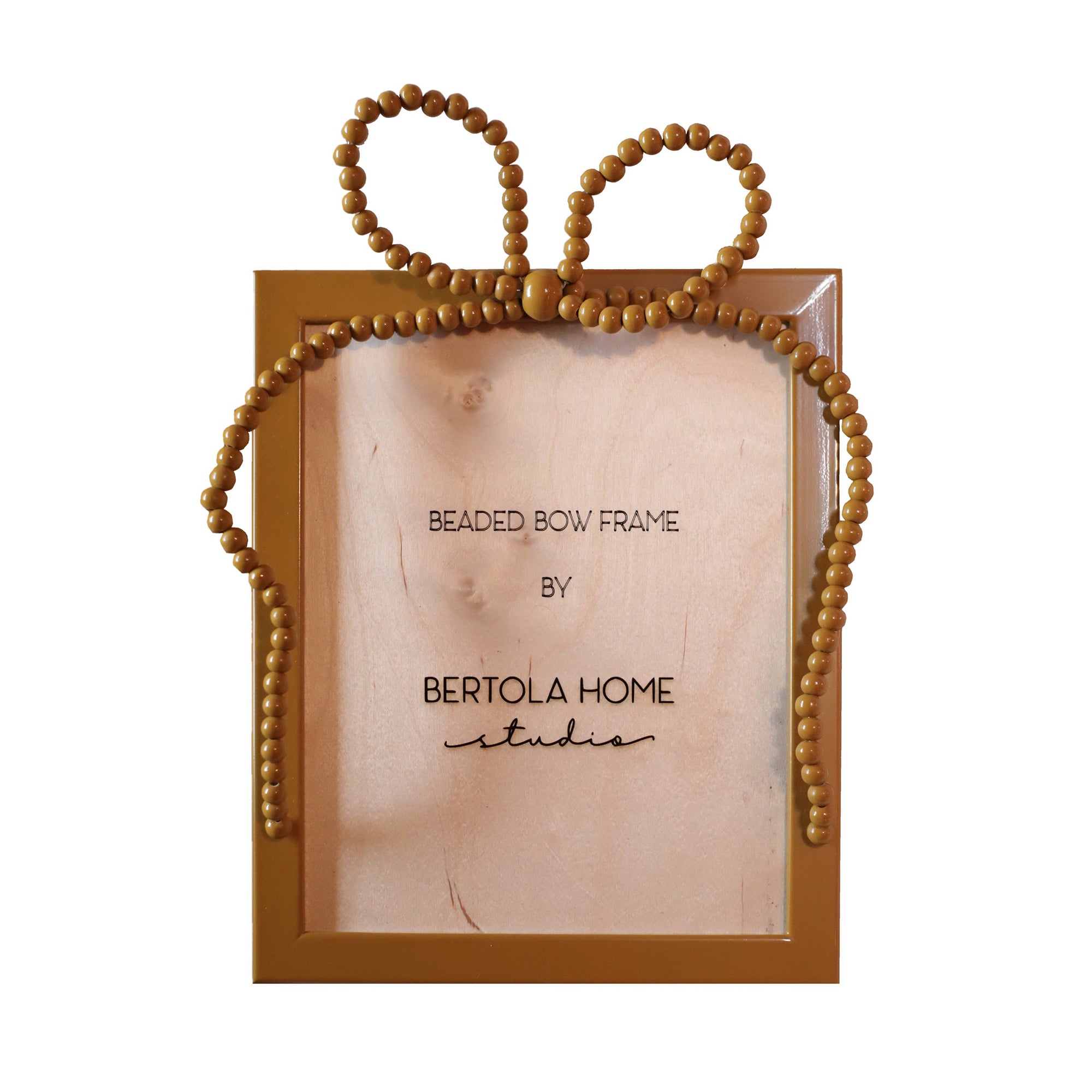 Beaded Bow Frame