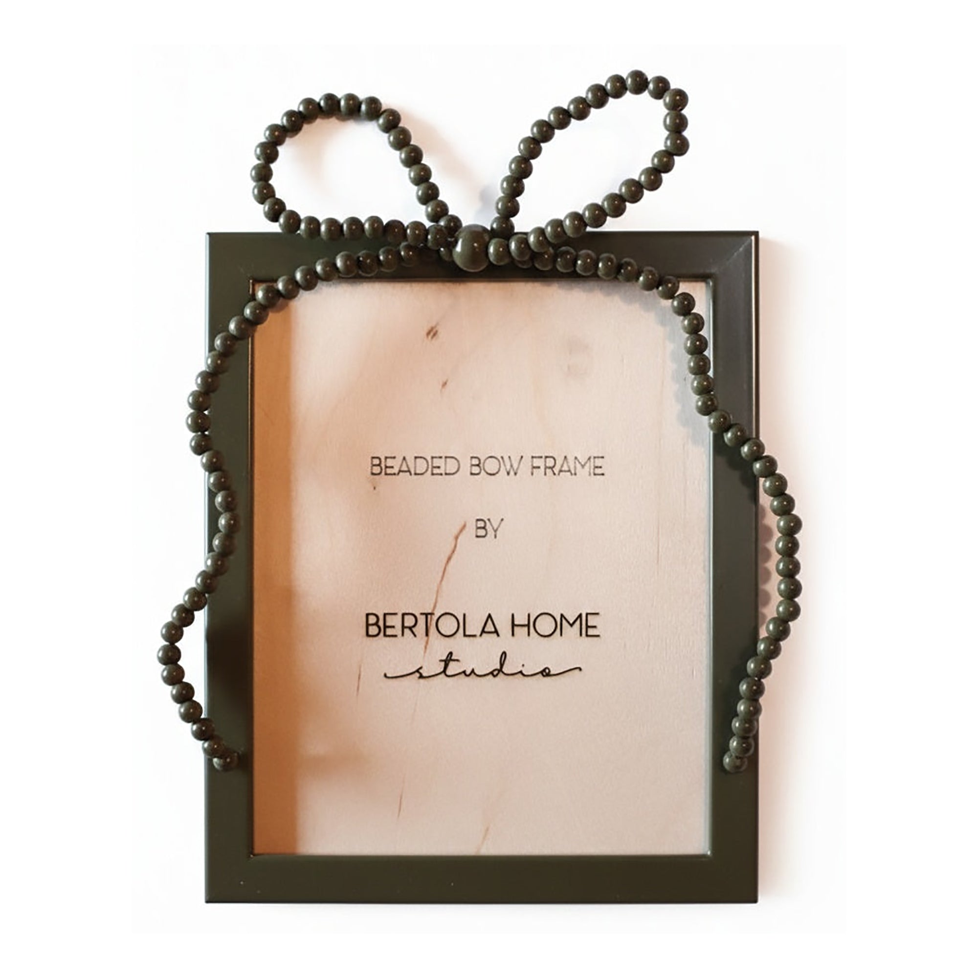 Beaded Bow Frame