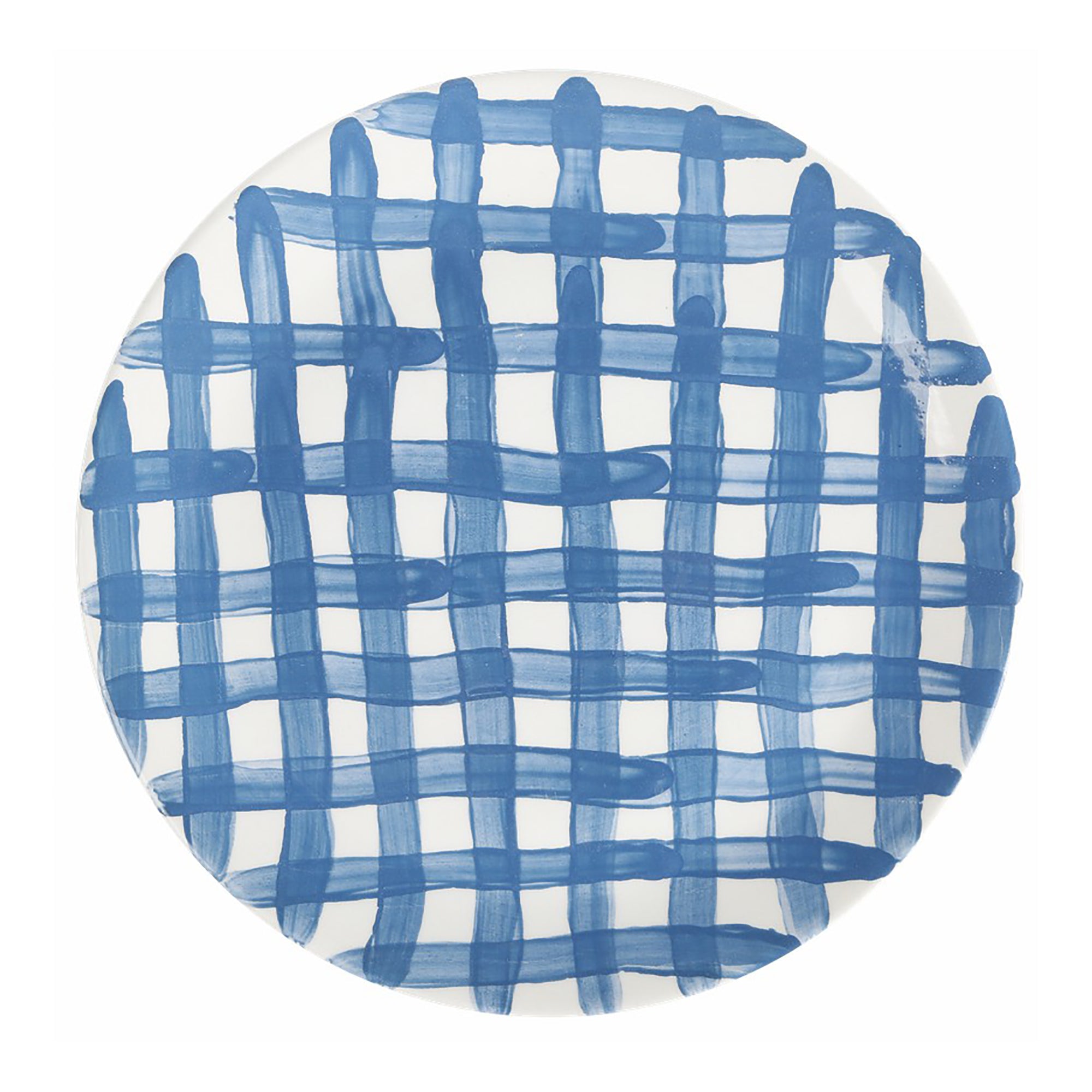 Vichy turquoise plate
