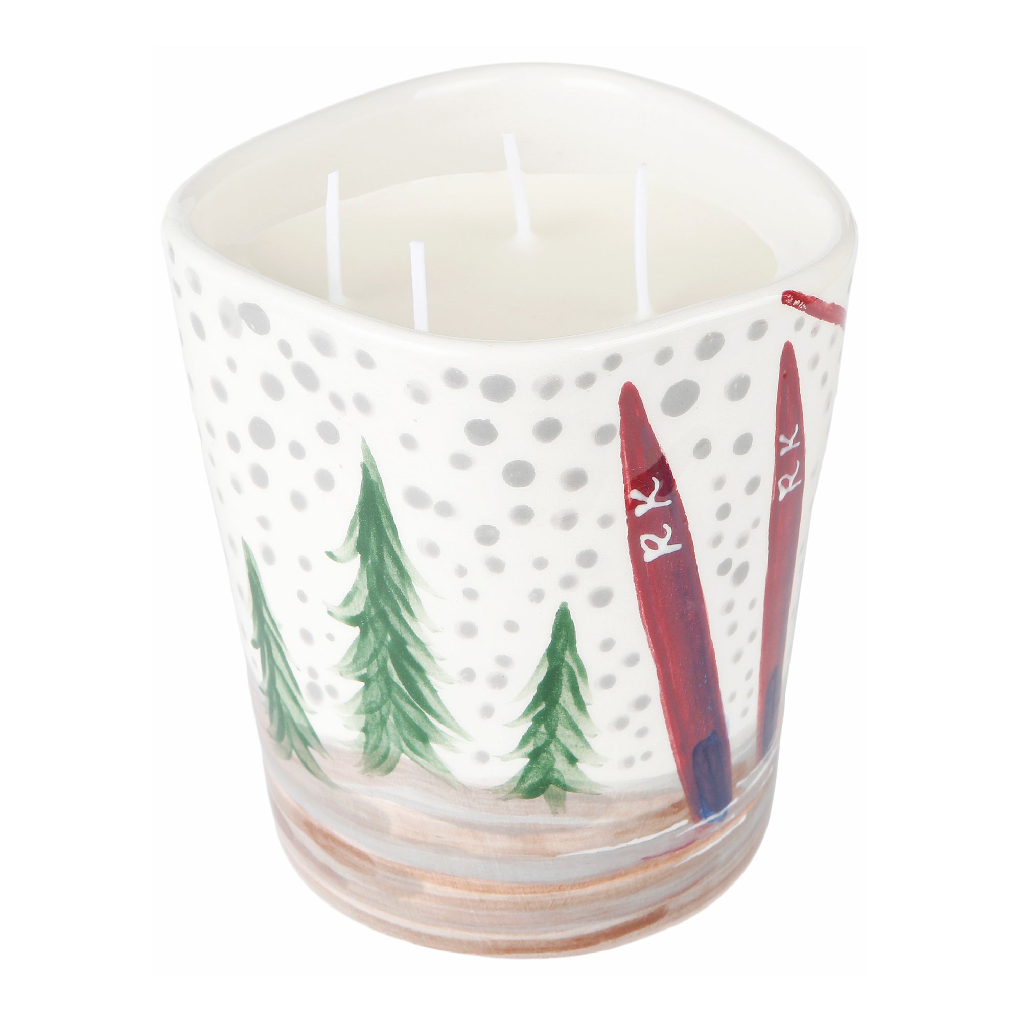 Skis Candle