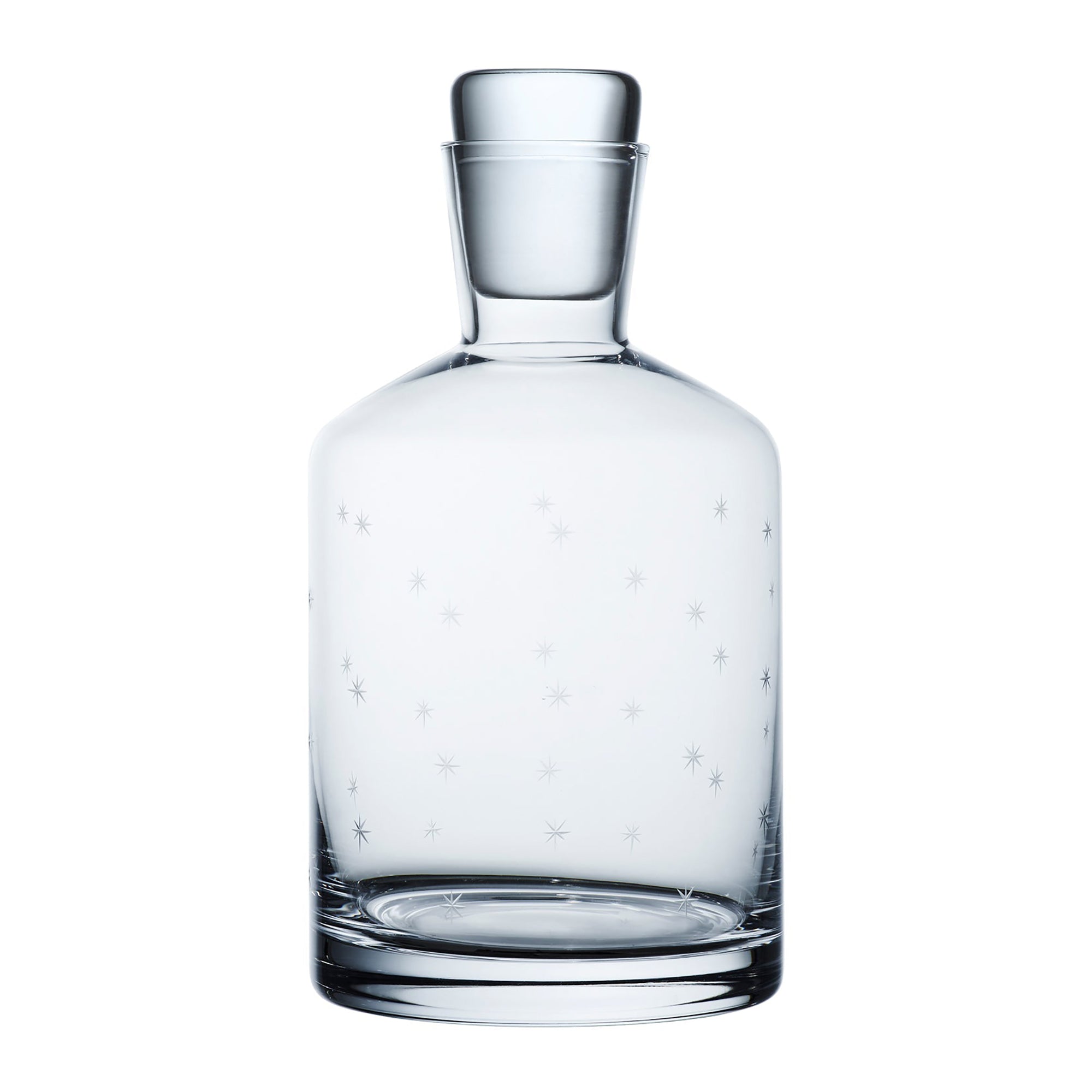 Crystal Decanter | Engraved Stars