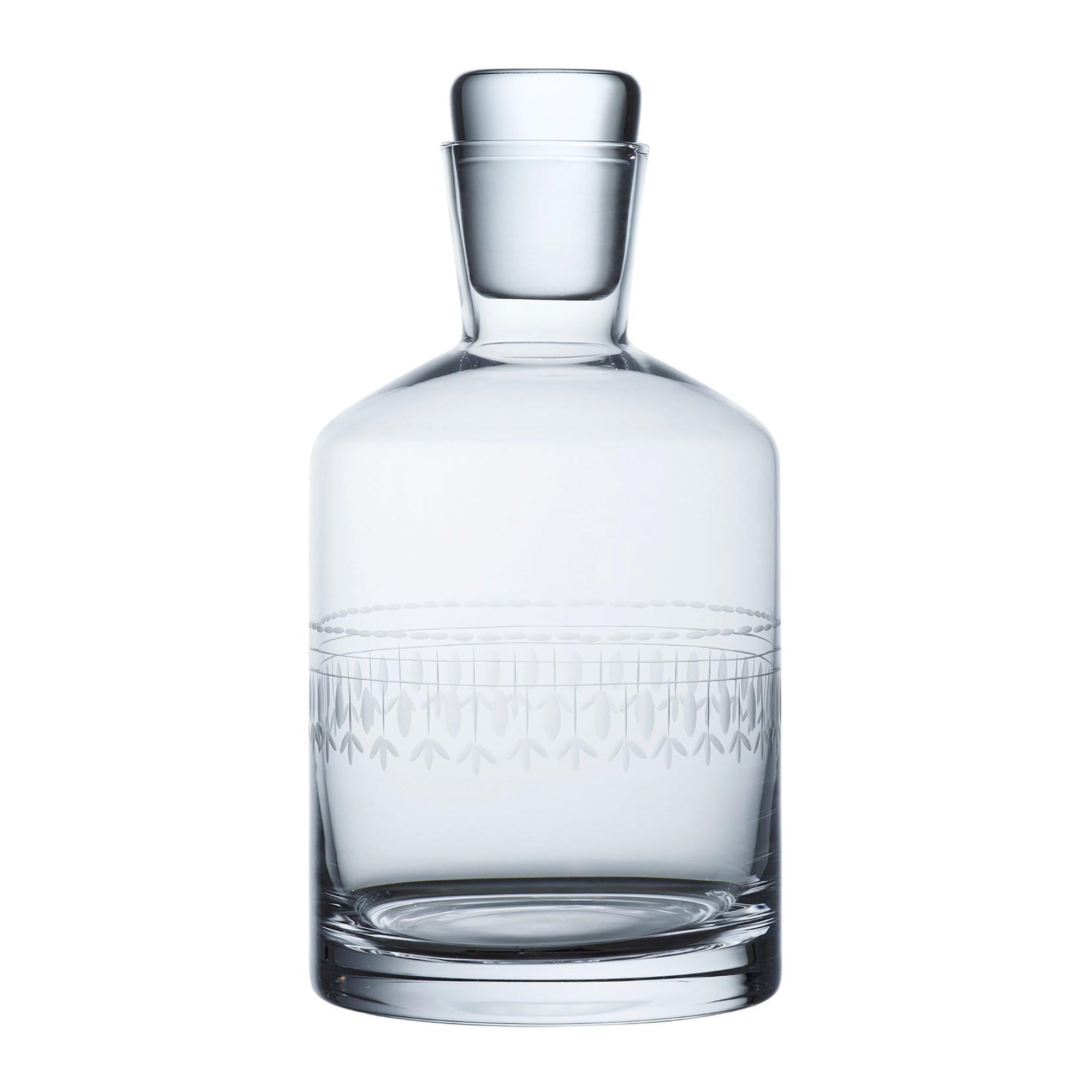 Crystal Decanter | Engraved Ovals