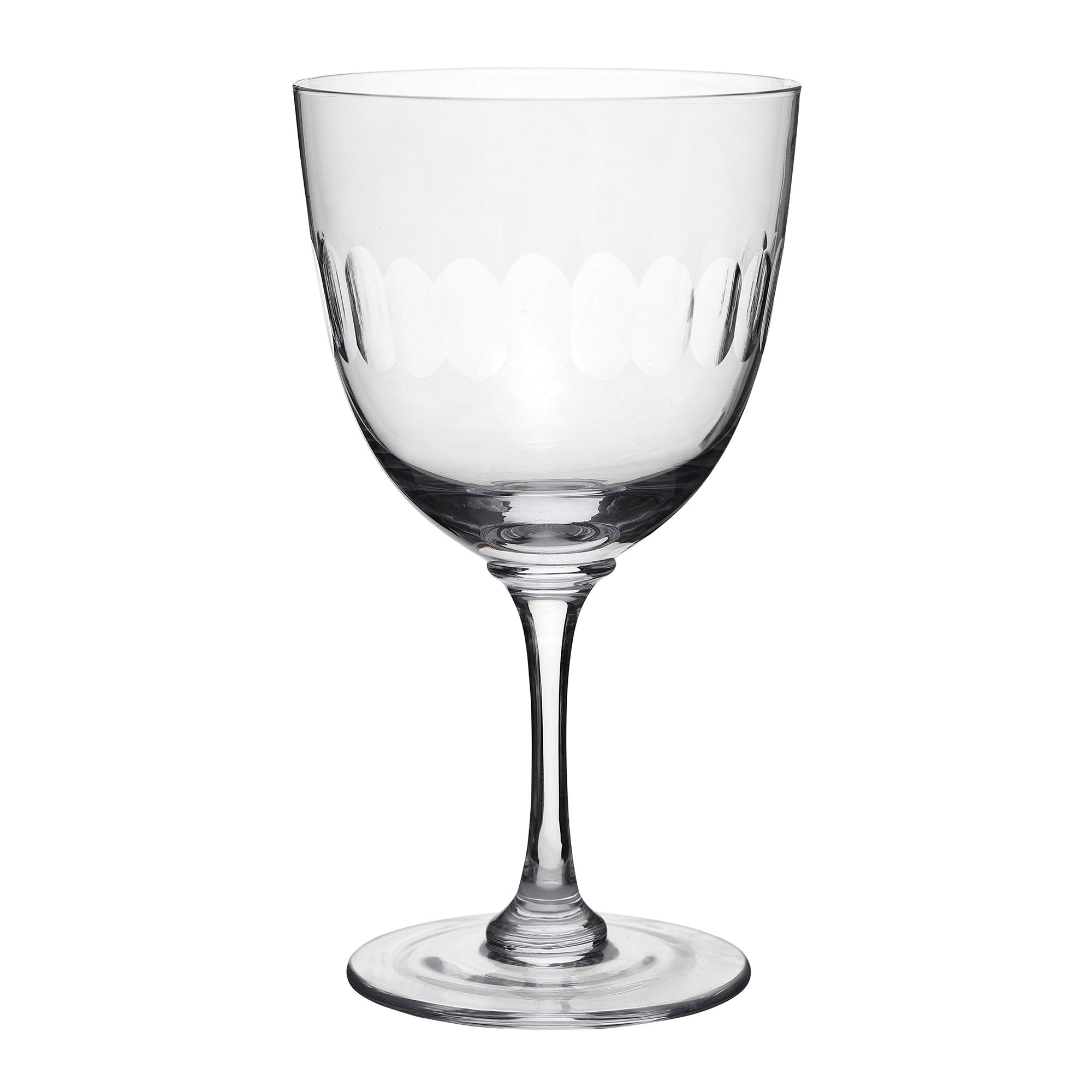 Crystal Wine Glasses | Handcut Lens Design