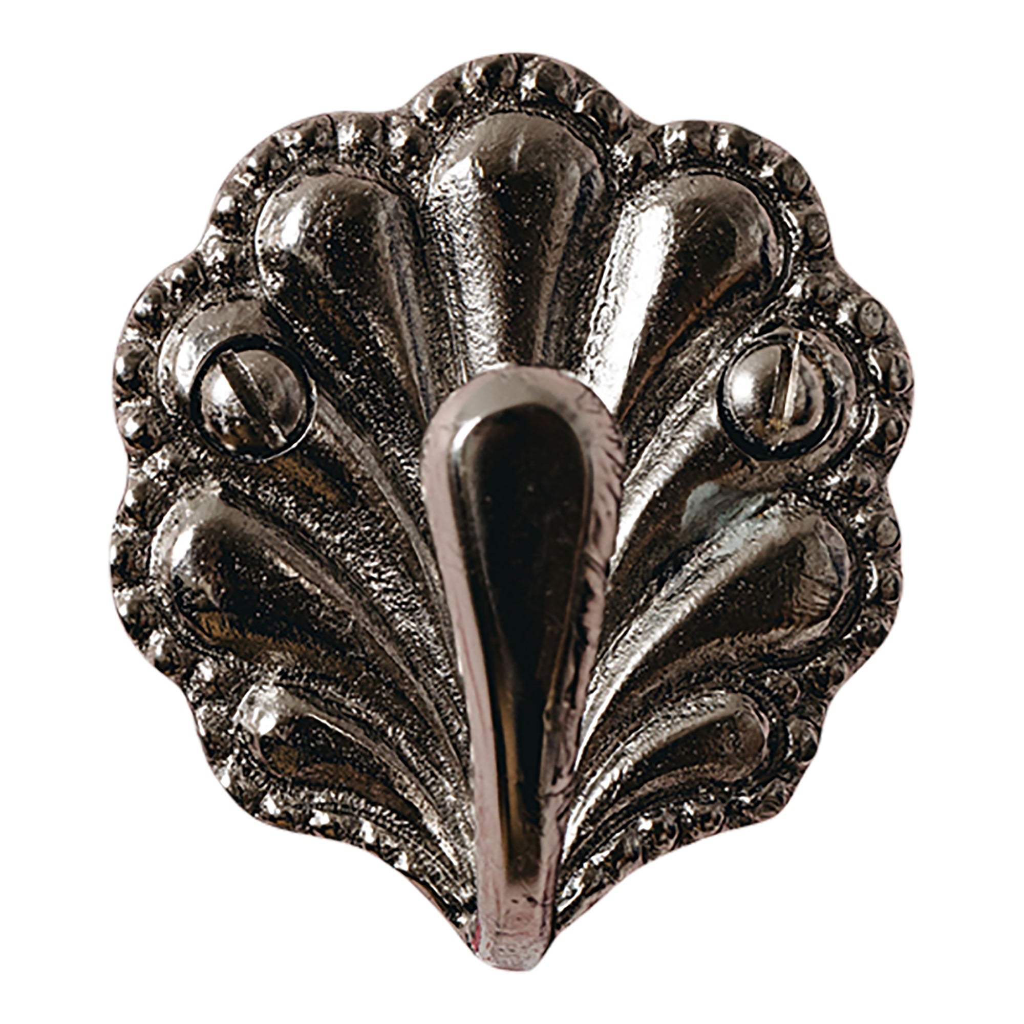 Shell Brass Hook Single (Chrome)