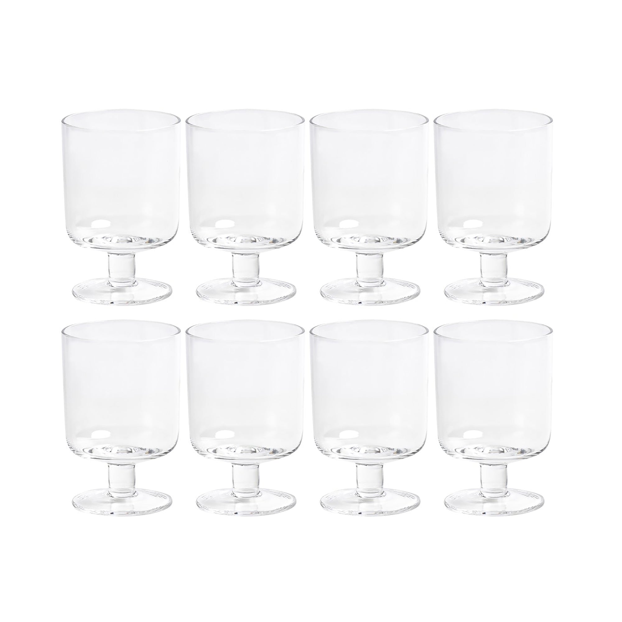 Eddie Glasses Clear - Set of 8