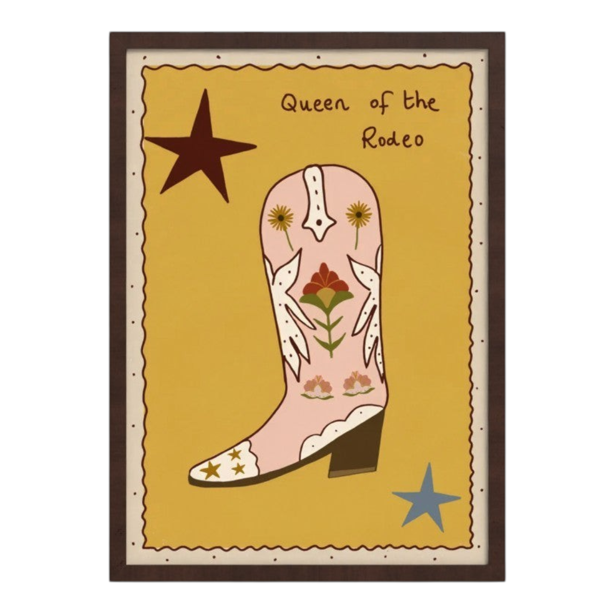 Boots are made for walking Art Print