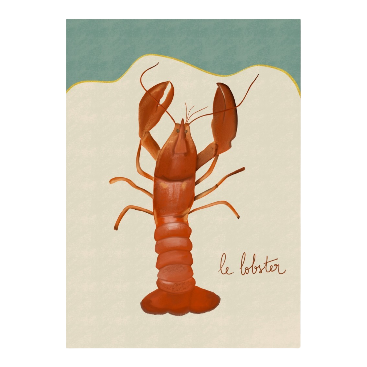 Le Lobster Art Print