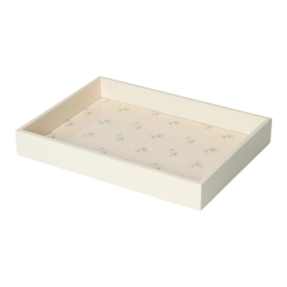 YOLKE x DM Rosebud Breakfast Tray in Cream