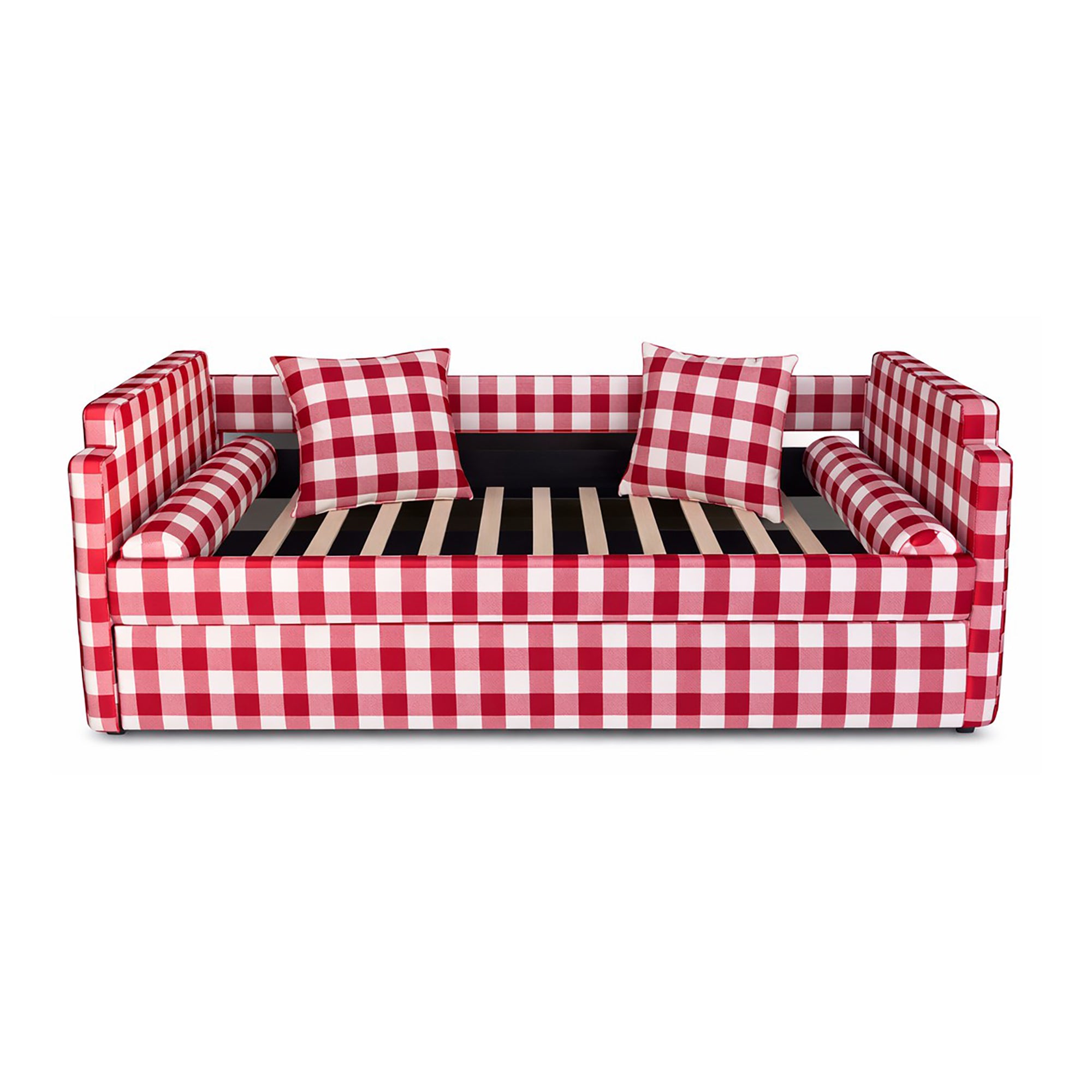 Posie Red Gingham Bed