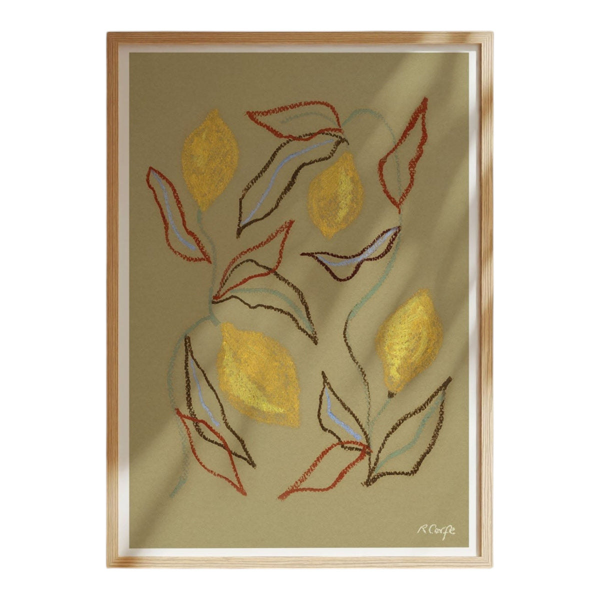 Lemons Art Print