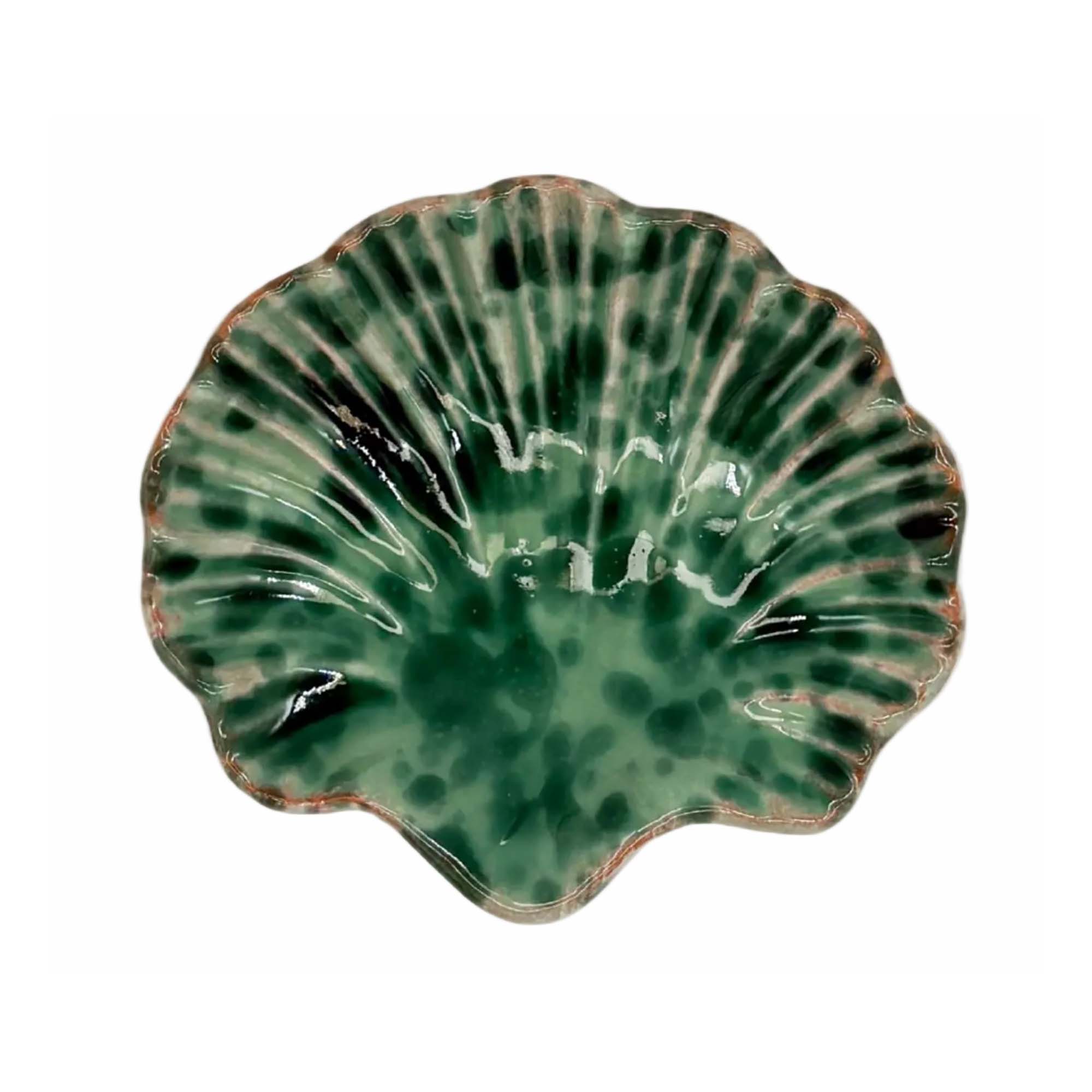 Splatterware Shell Dish