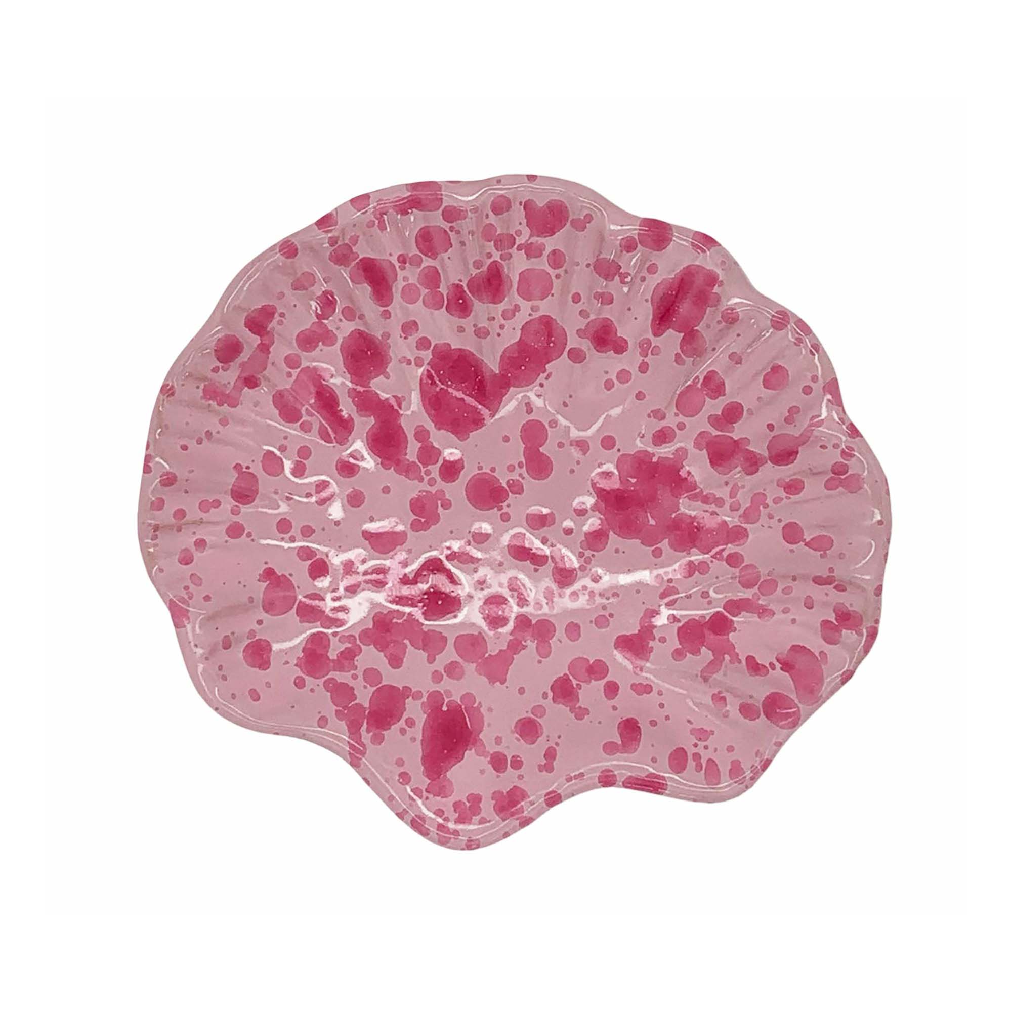 Splatterware Shell Dish
