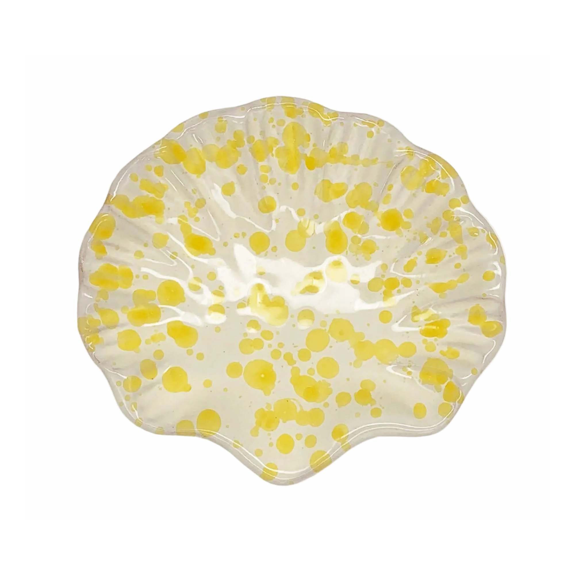 Splatterware Shell Dish