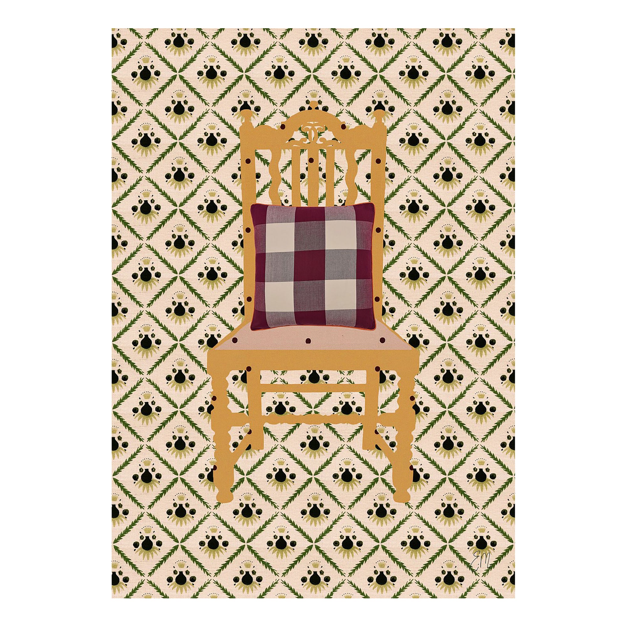 The Emily & Victoria Chair Print