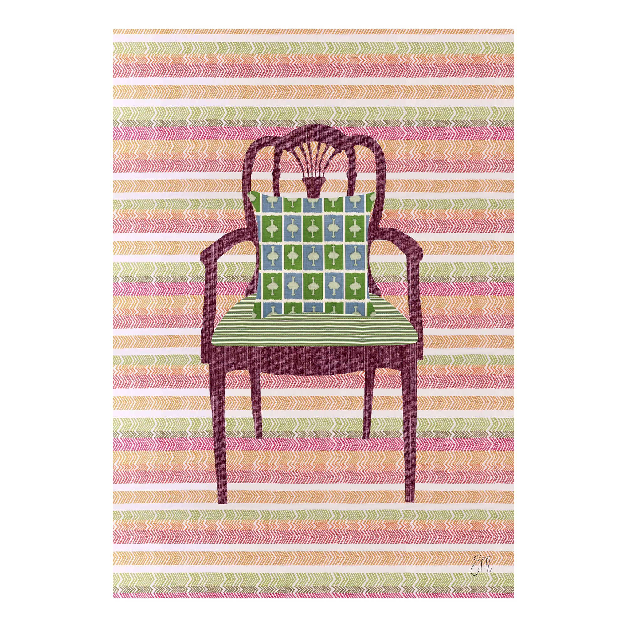 The Christopher & Kit Chair Print