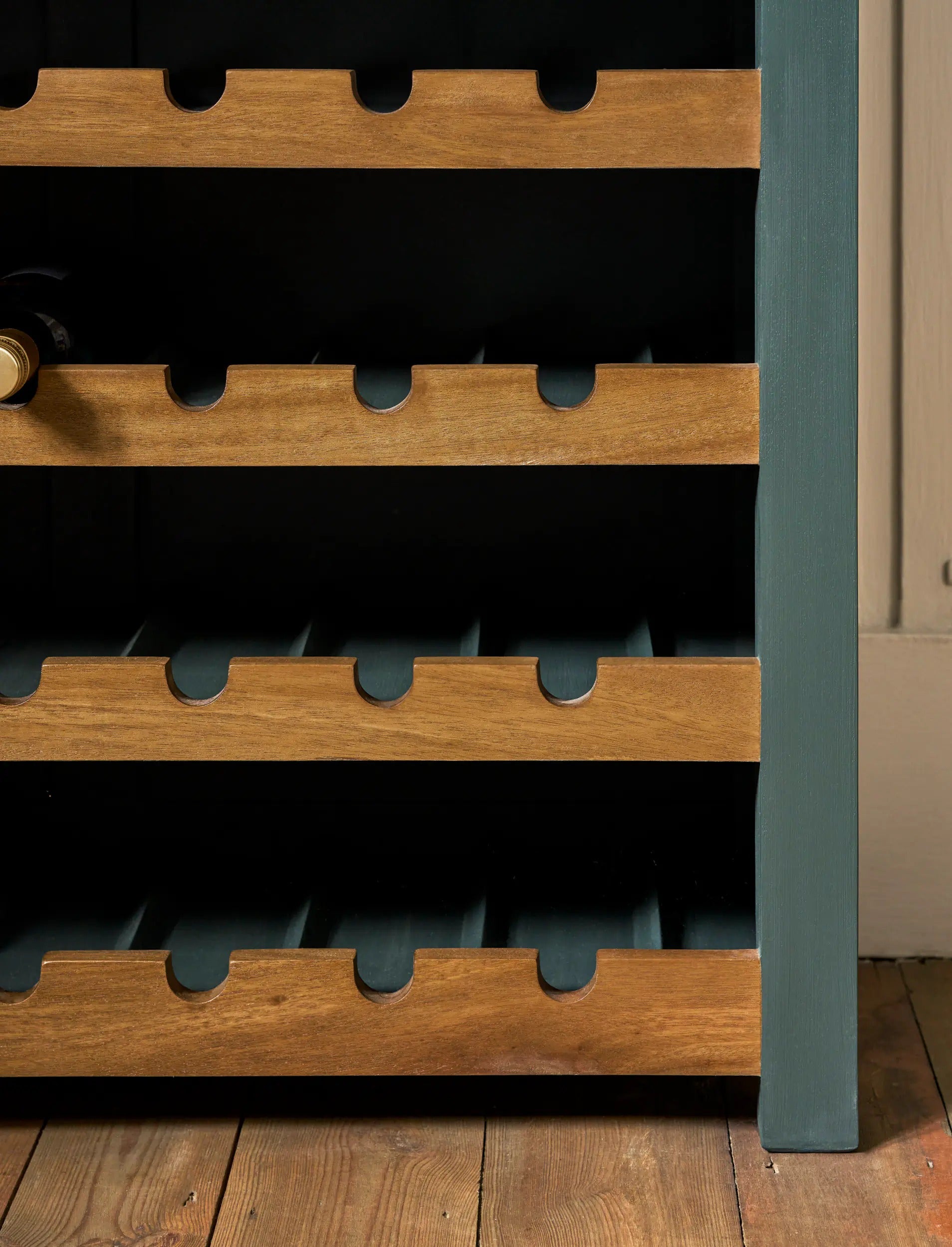 Walcote Winerack Sideboard Forest Green