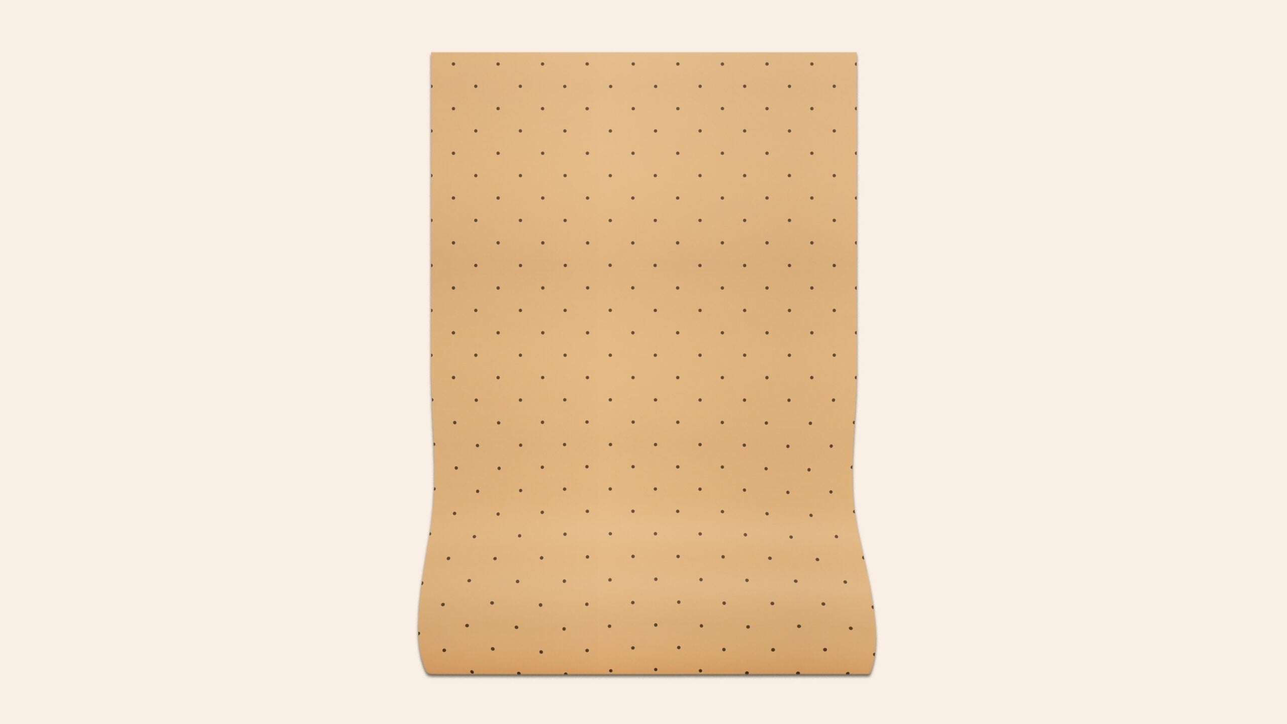 Dolce Dots Wallpaper, Panna Cotta, Roll