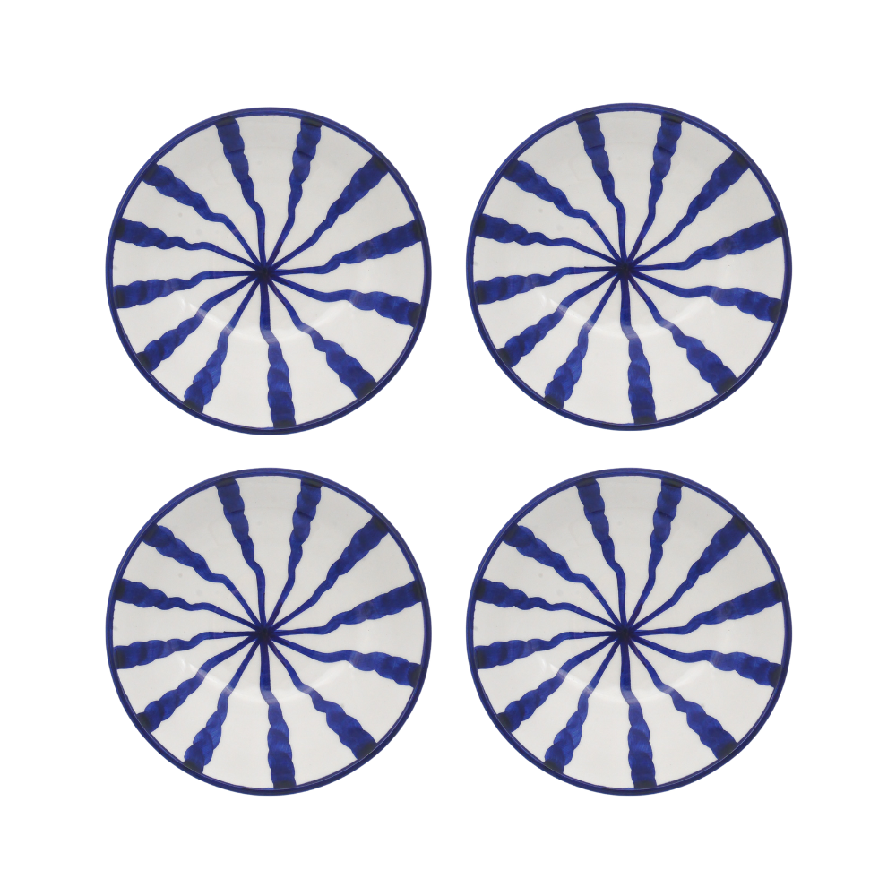 Wave Pasta Bowl - Set Of 4 - Choose Your Colour