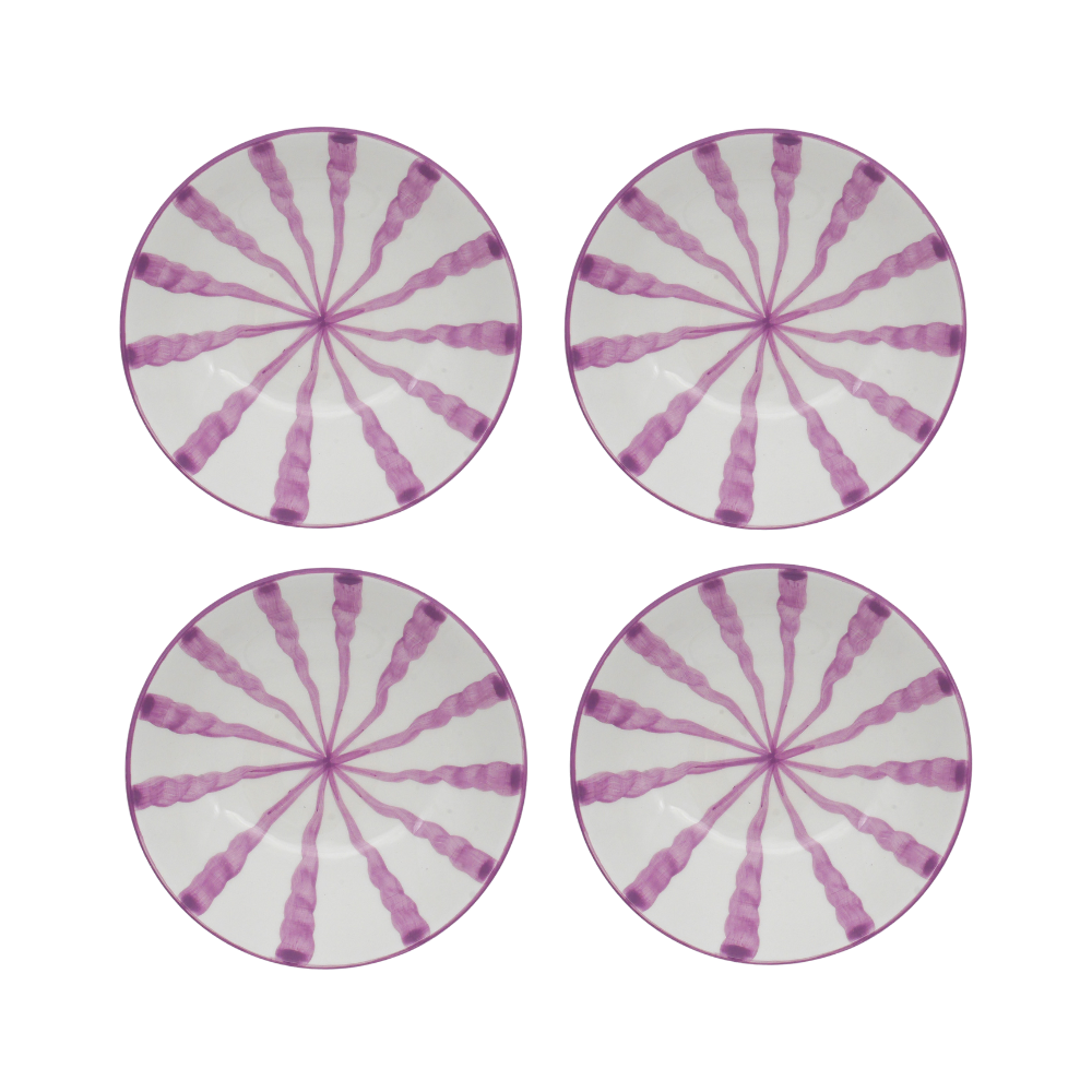 Wave Pasta Bowl - Set Of 4 - Choose Your Colour