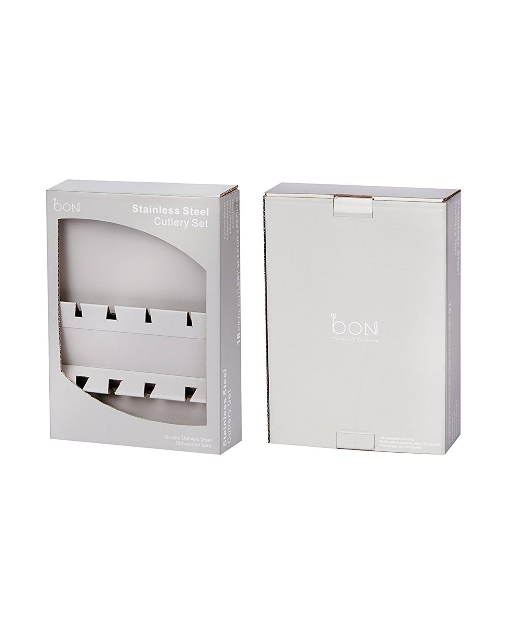 Bon Brasserie 16-Piece Stainless Steel Cutlery Set - Green