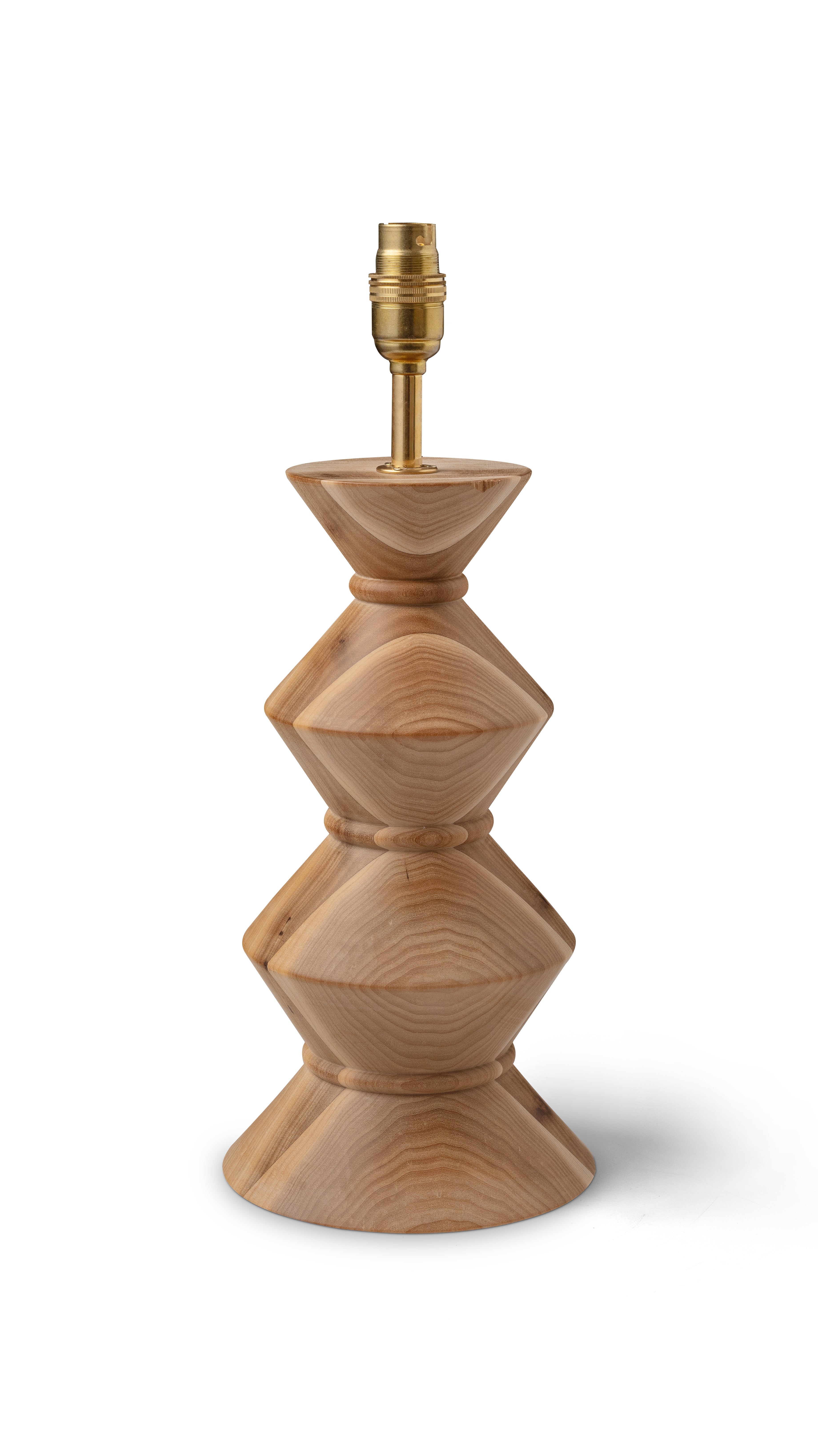 Ziggy Totem Beech Lamp Base