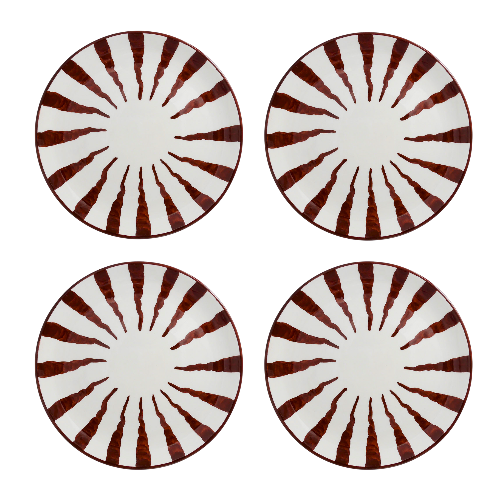 Wave Dinner Plate - Set Of 4 - Choose Your Colour