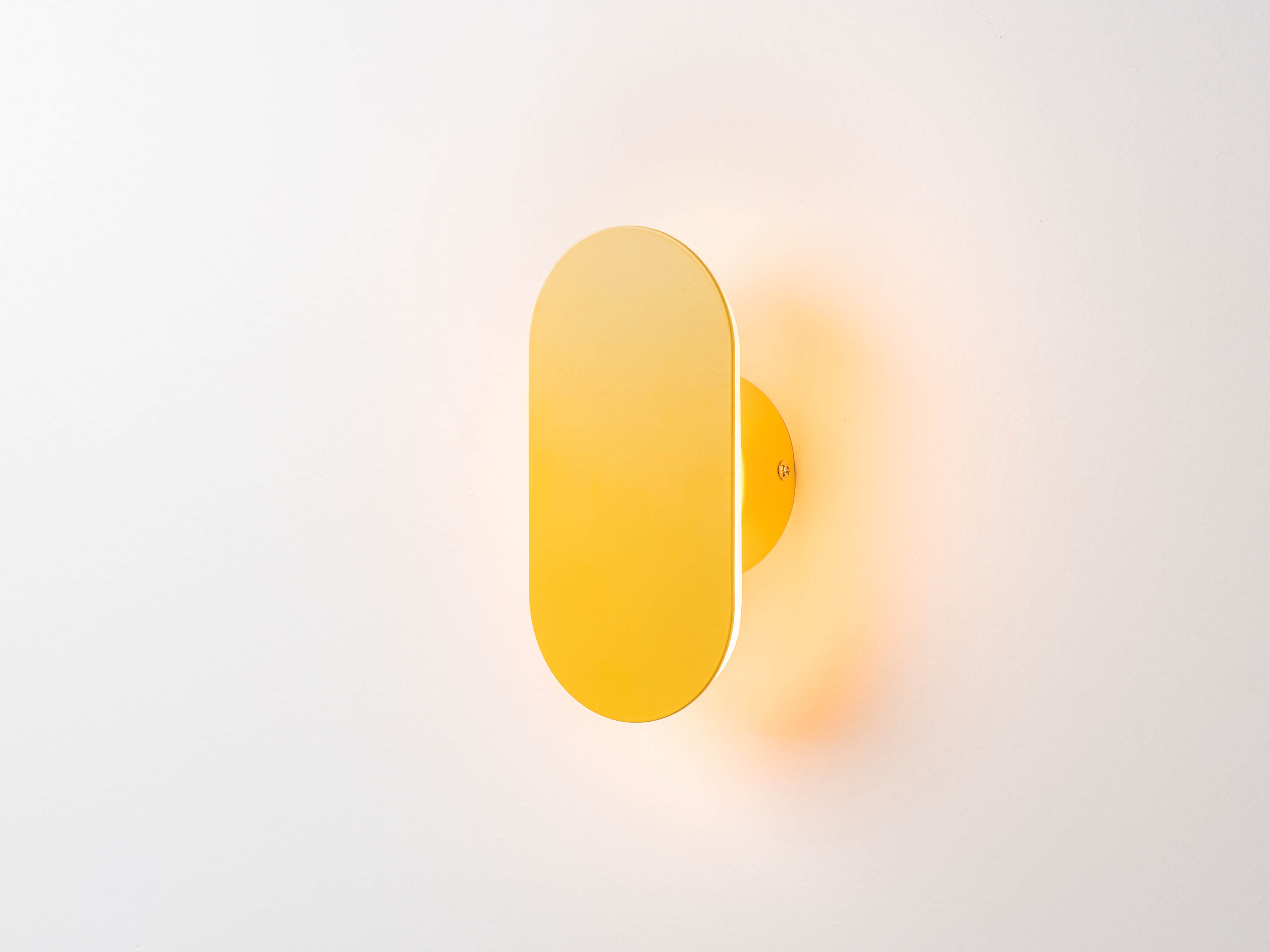 Yolk yellow mini diffuser wall light