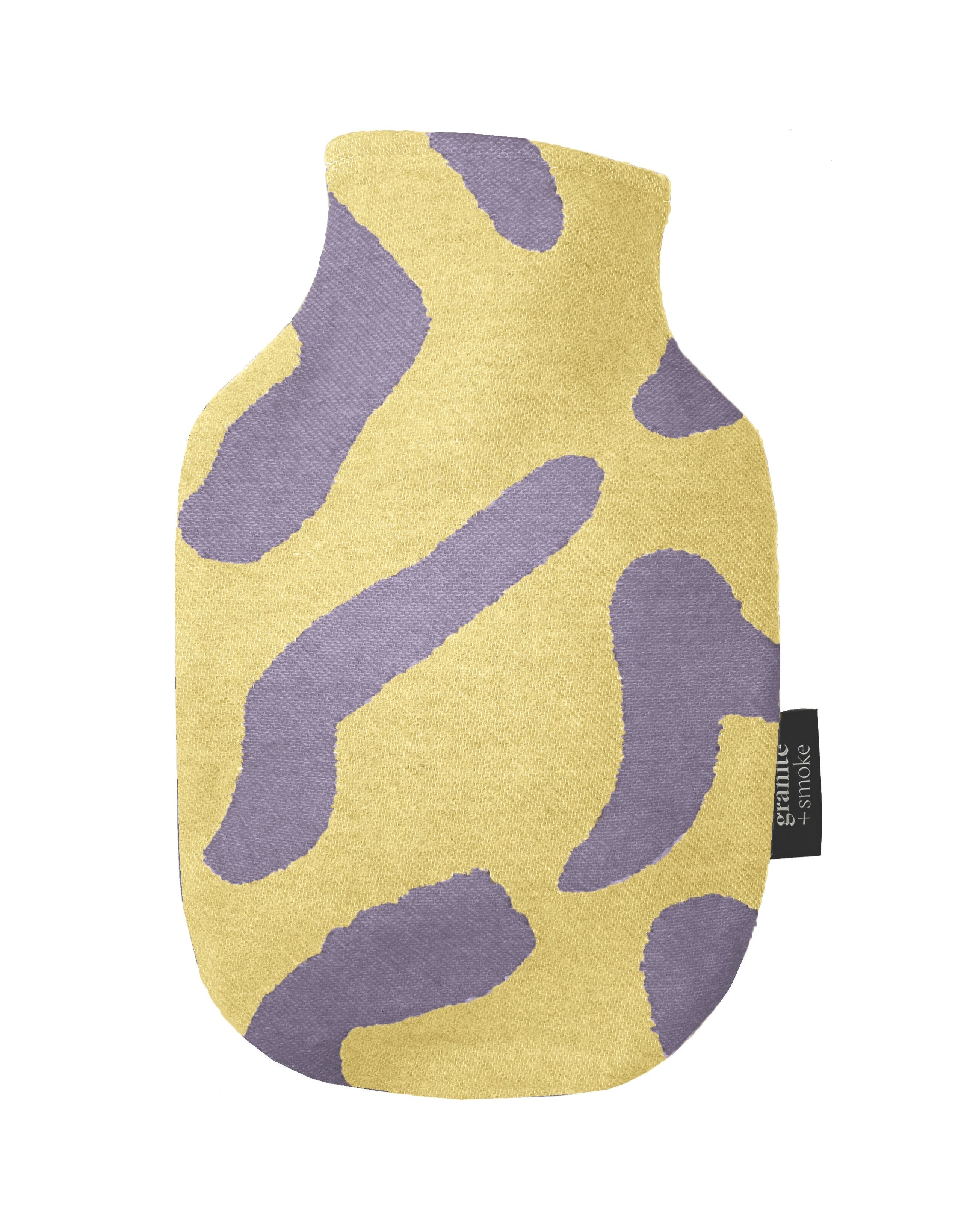 Yellow & Lilac Hot Water Bottle