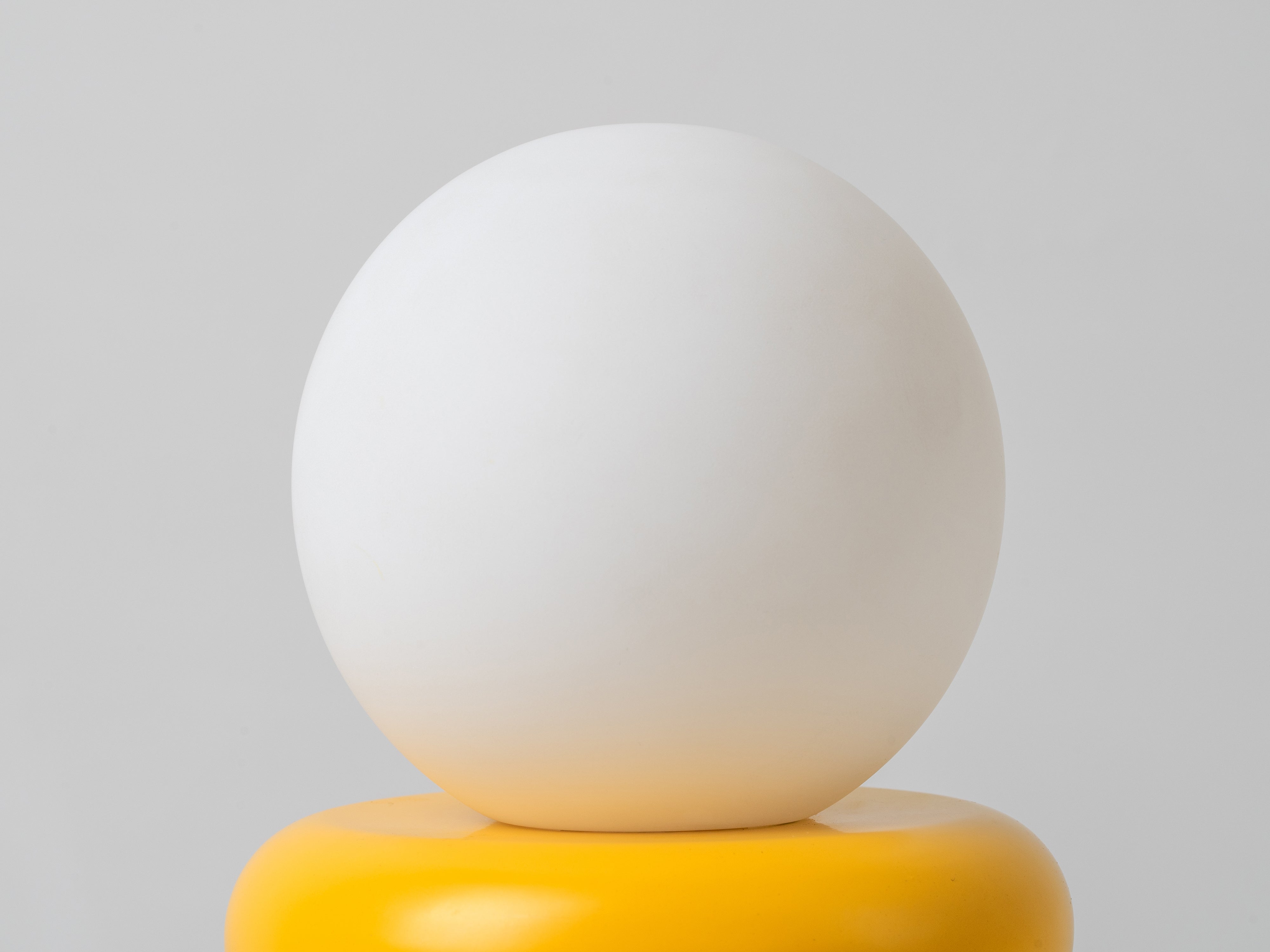 Yolk yellow tube cordless table lamp