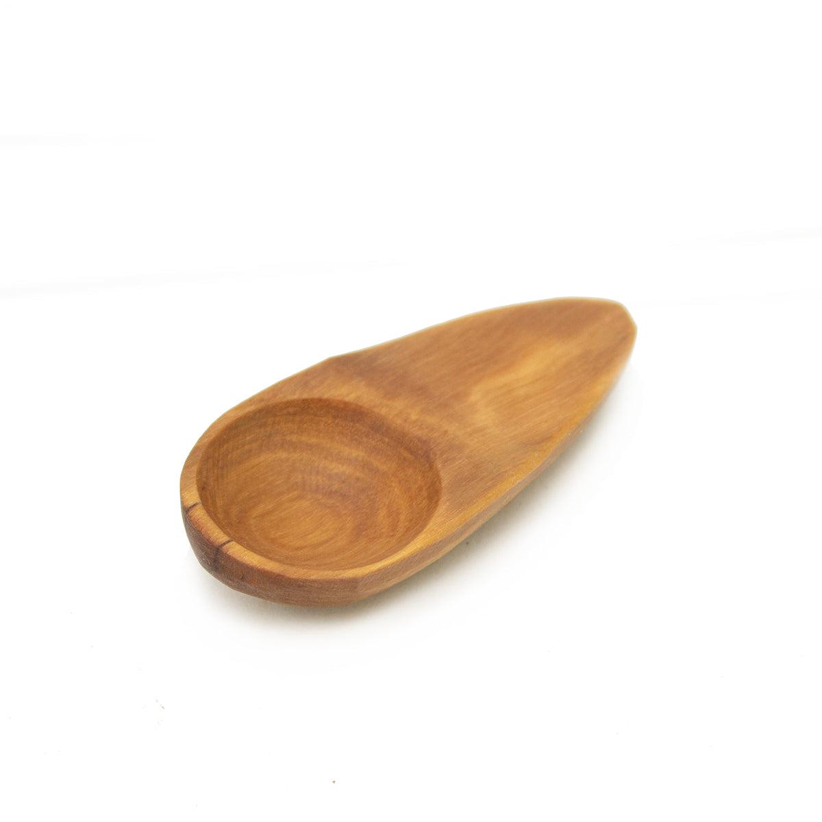 Olive Wood Small Oval Spice Spoon