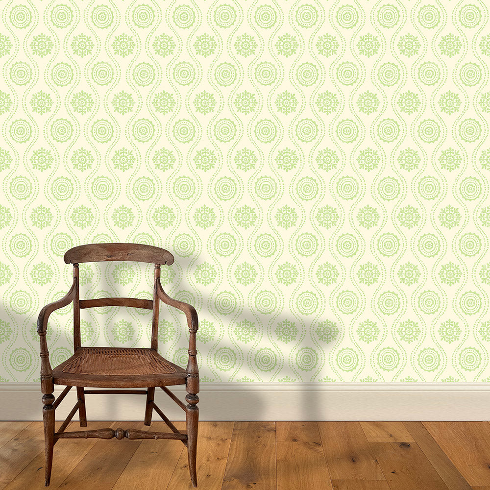 Honfleur Wallpaper - Lime