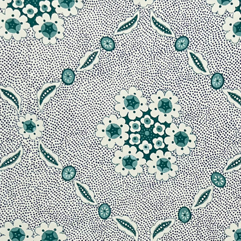 French Trellis Wallpaper - Forest