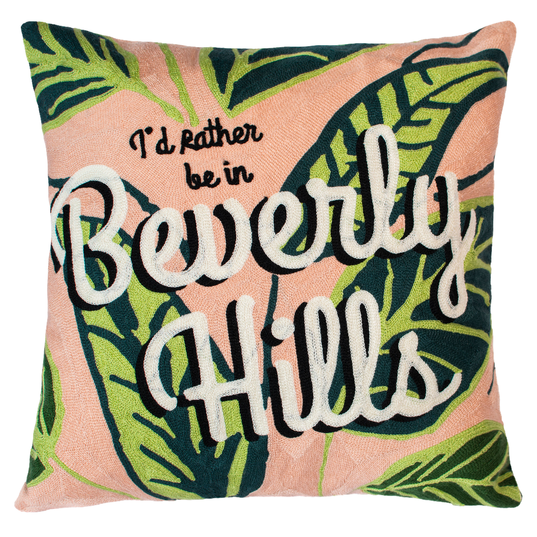 Beverly Hills Needlepoint Pillow
