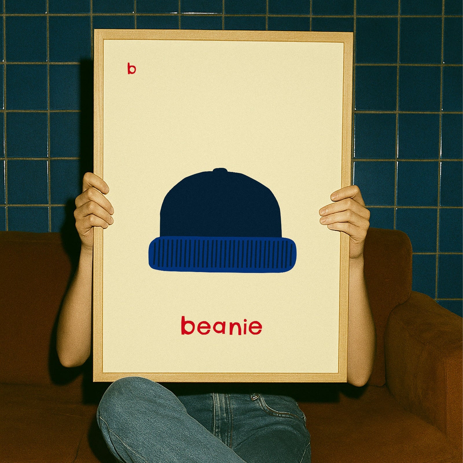 B for Beanie | Giclée Fine Art Print
