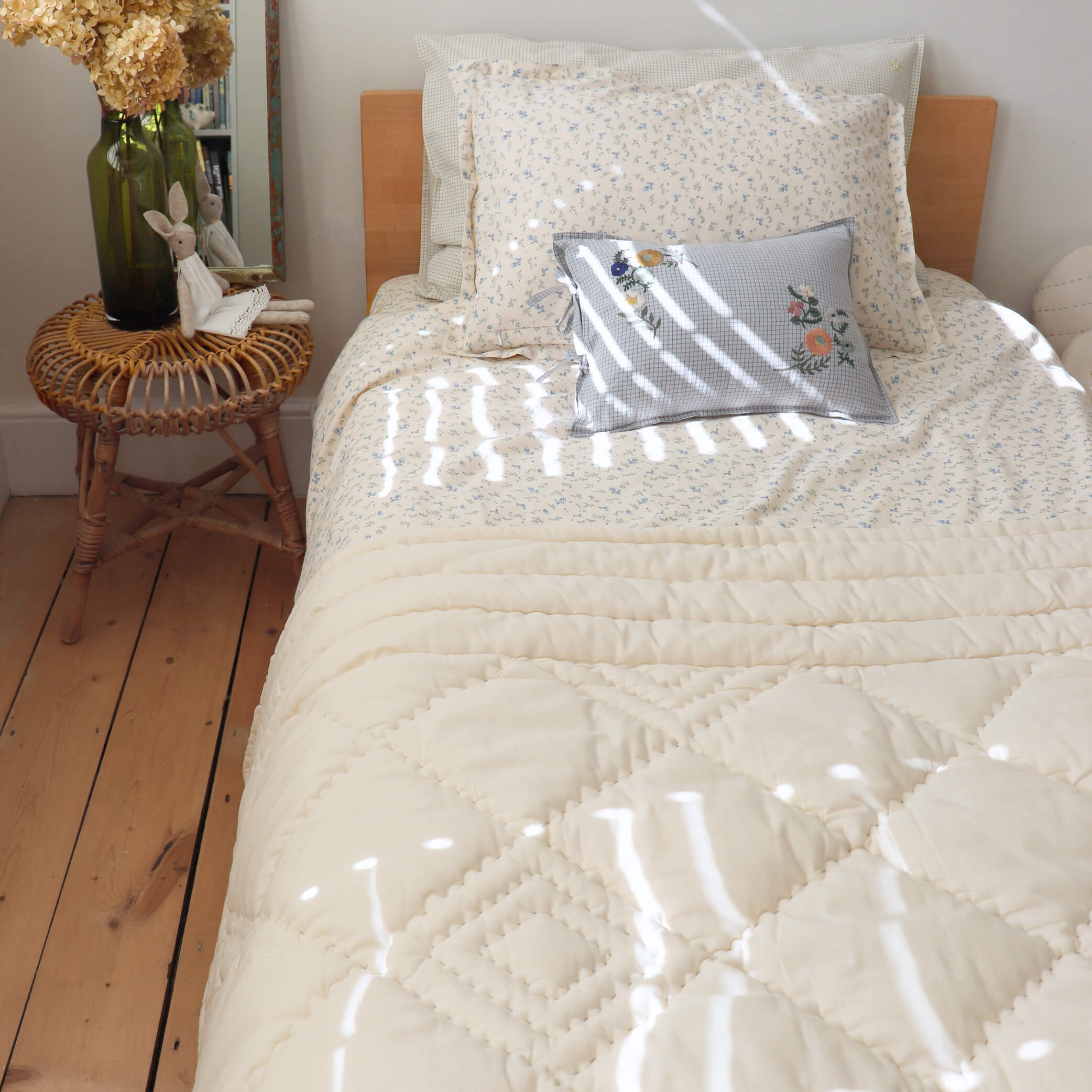 Bella Reversible Patchwork Quilted Blanket | Limited Edition