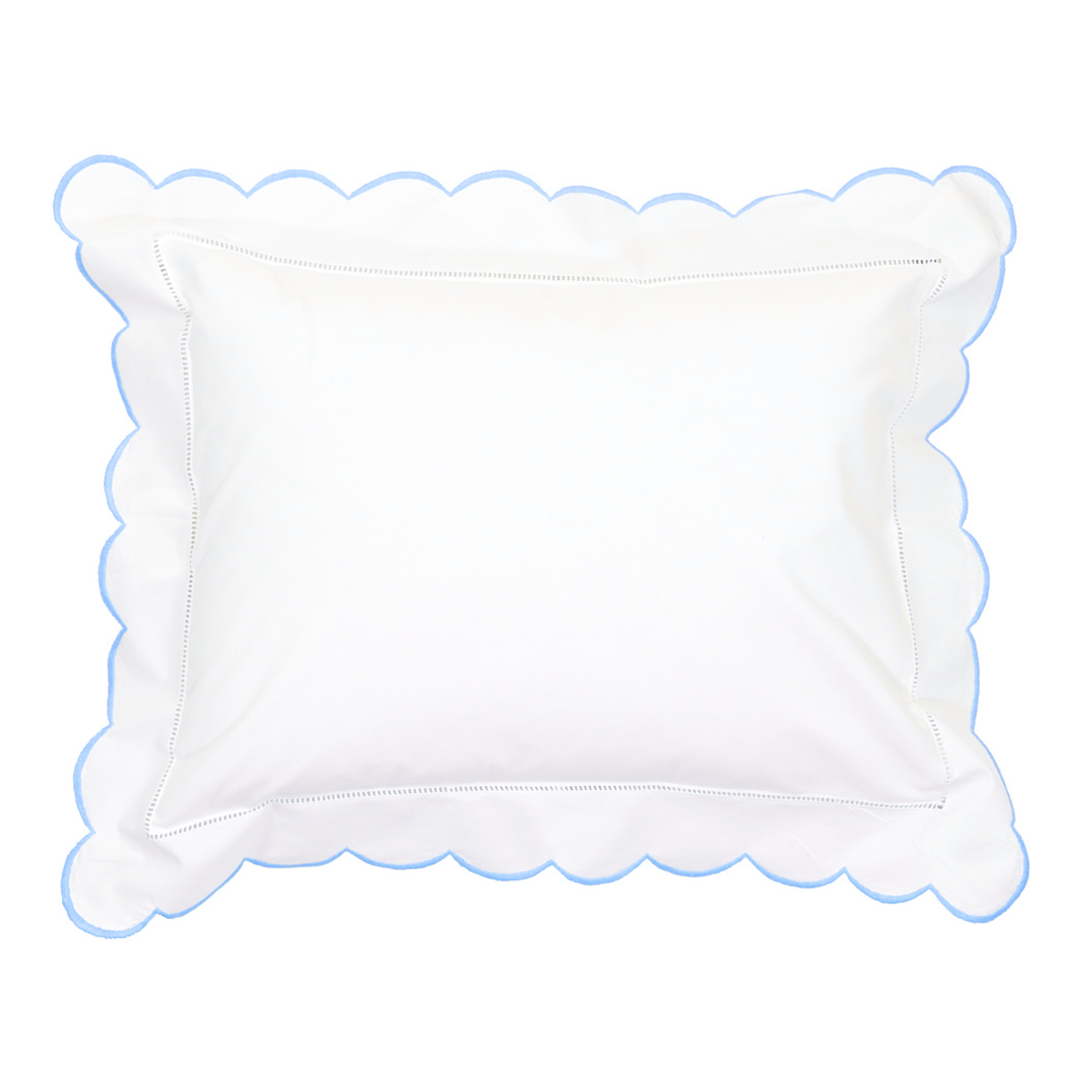 Blue Scallop Pillowcase