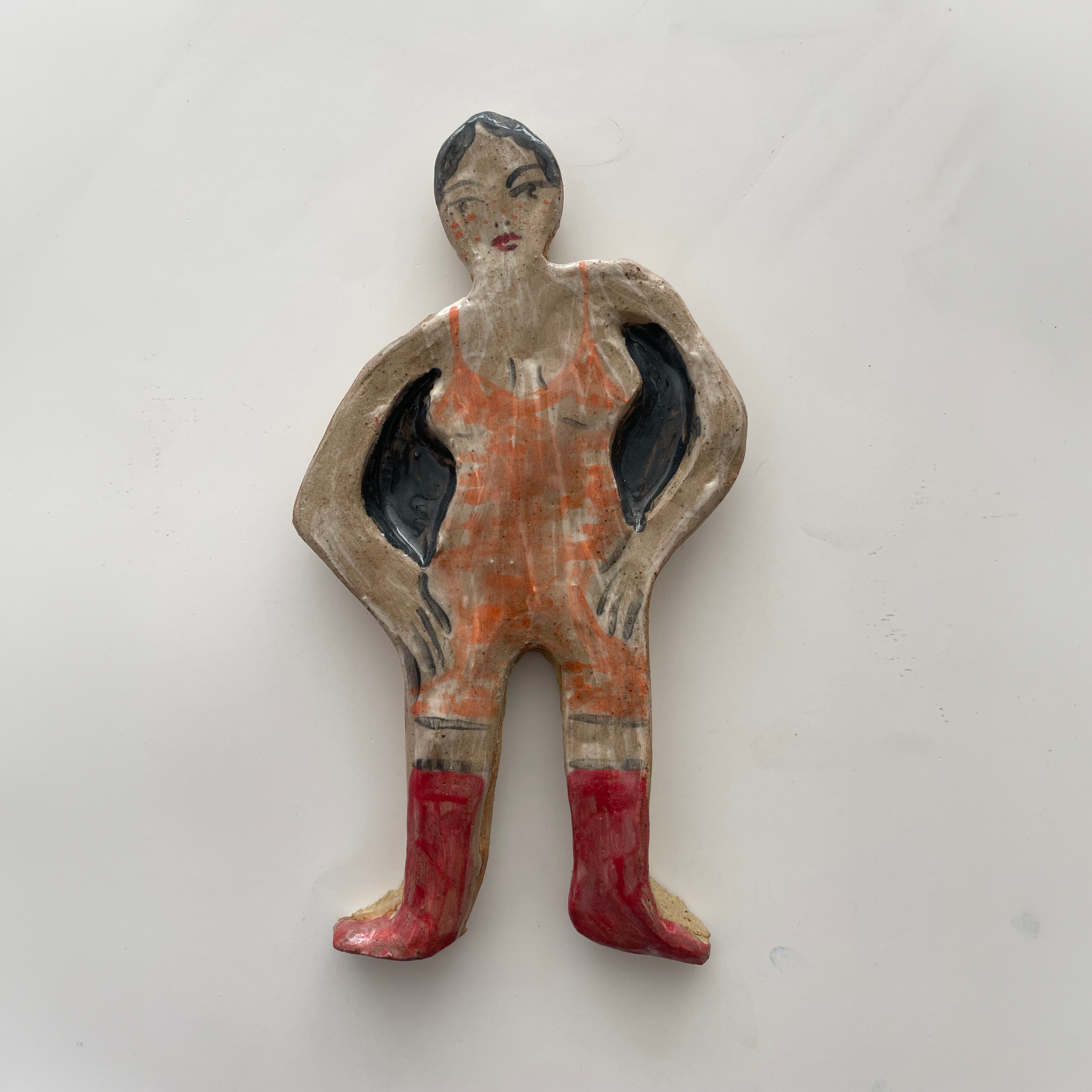 Bodybuilder Ceramic Wall Hanging