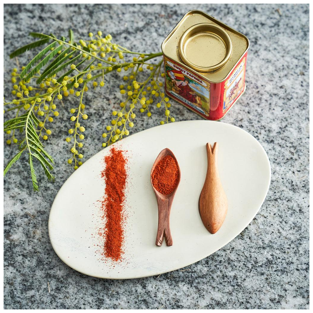 Olive Wood Small Fish-Shaped Spoon