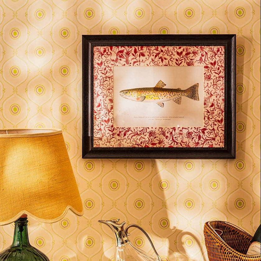 Fish II Vintage-Styled Framed Print