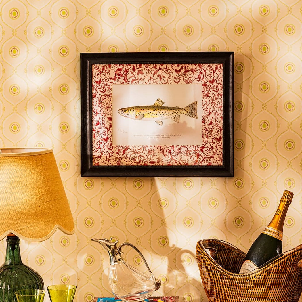 Fish II Vintage-Styled Framed Print