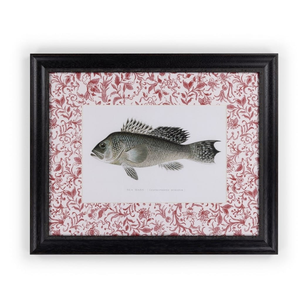 Fish III Vintage-Style Framed Print