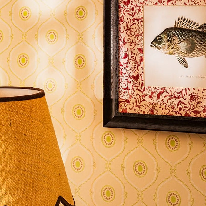 Fish III Vintage-Style Framed Print