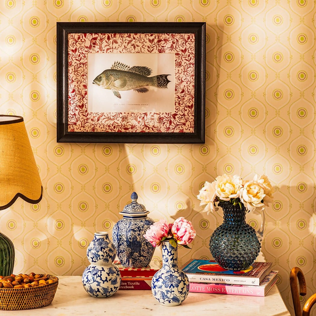Fish III Vintage-Style Framed Print