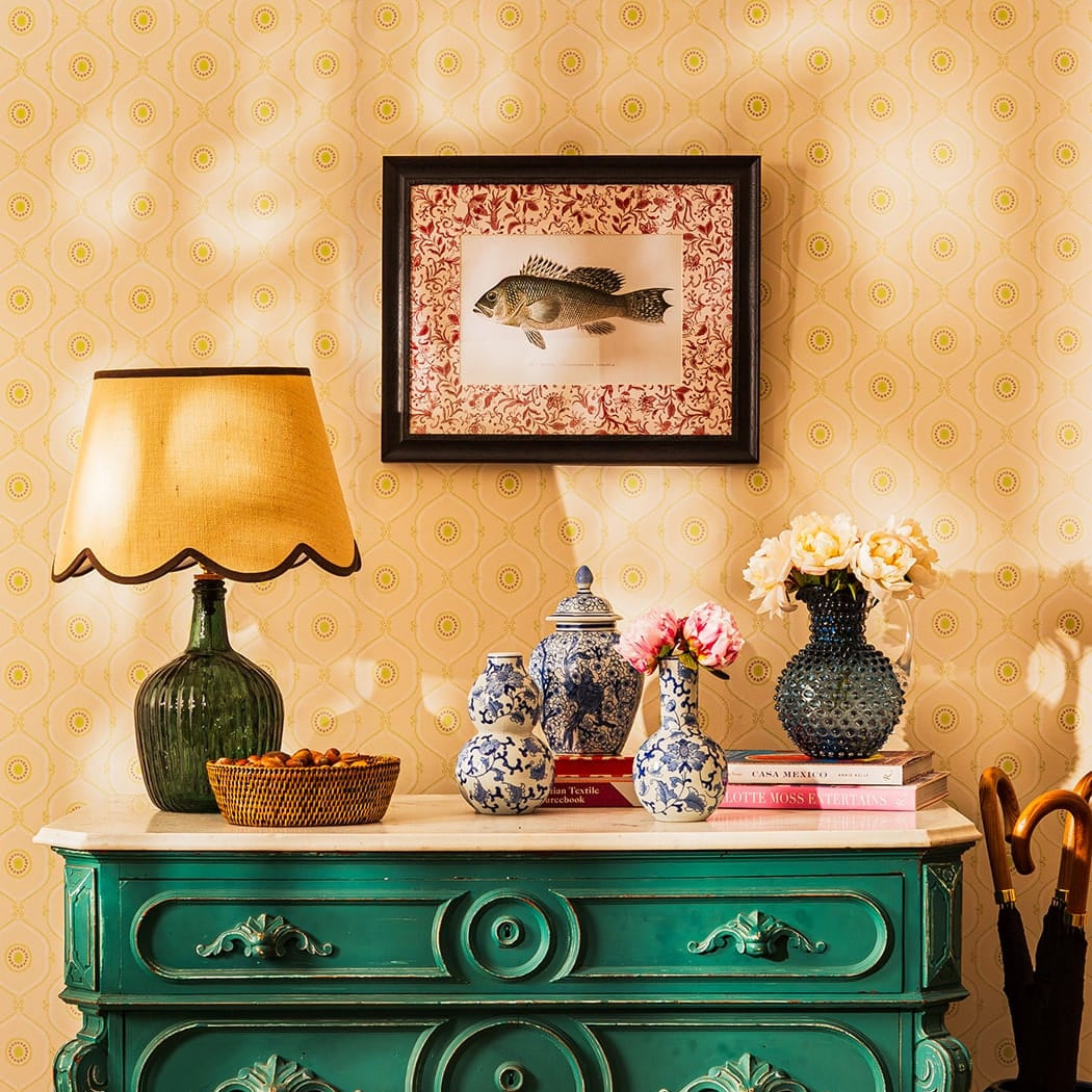 Fish III Vintage-Style Framed Print