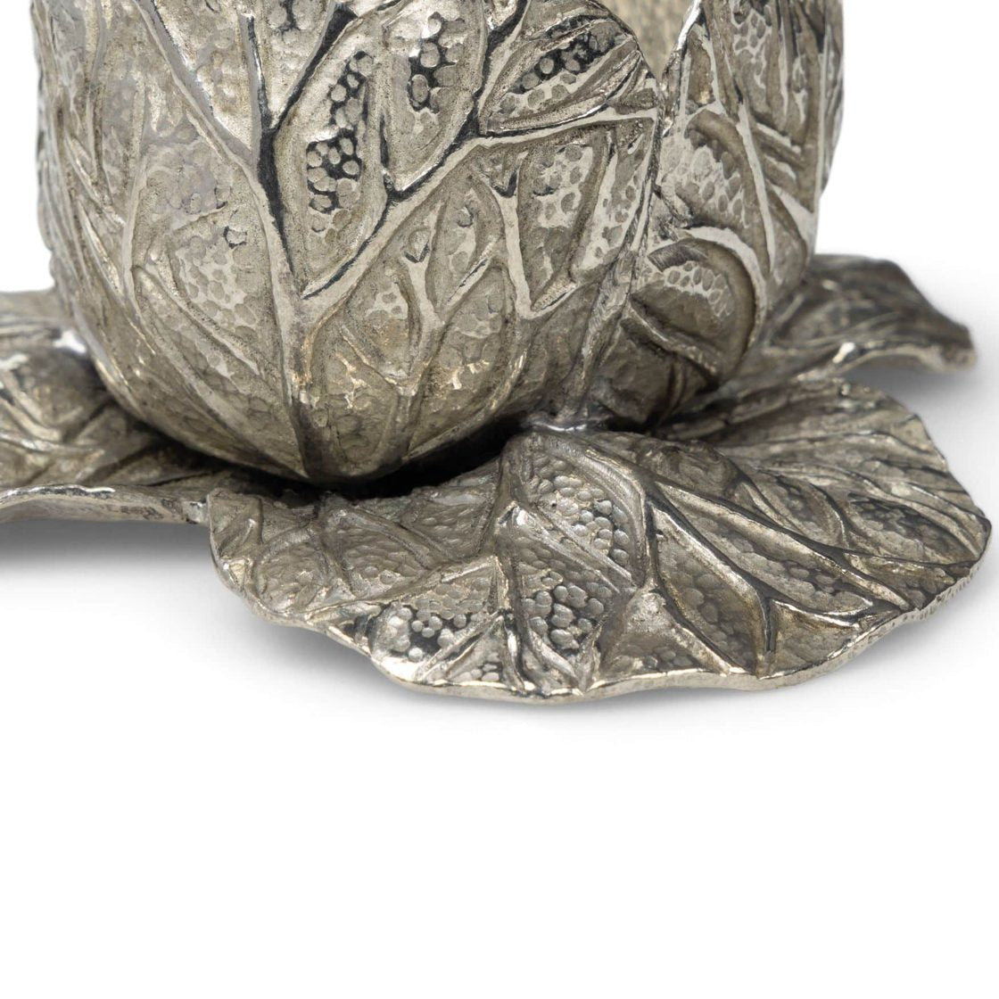 Pewter Cabbage Tea Light Holder | Set of 2