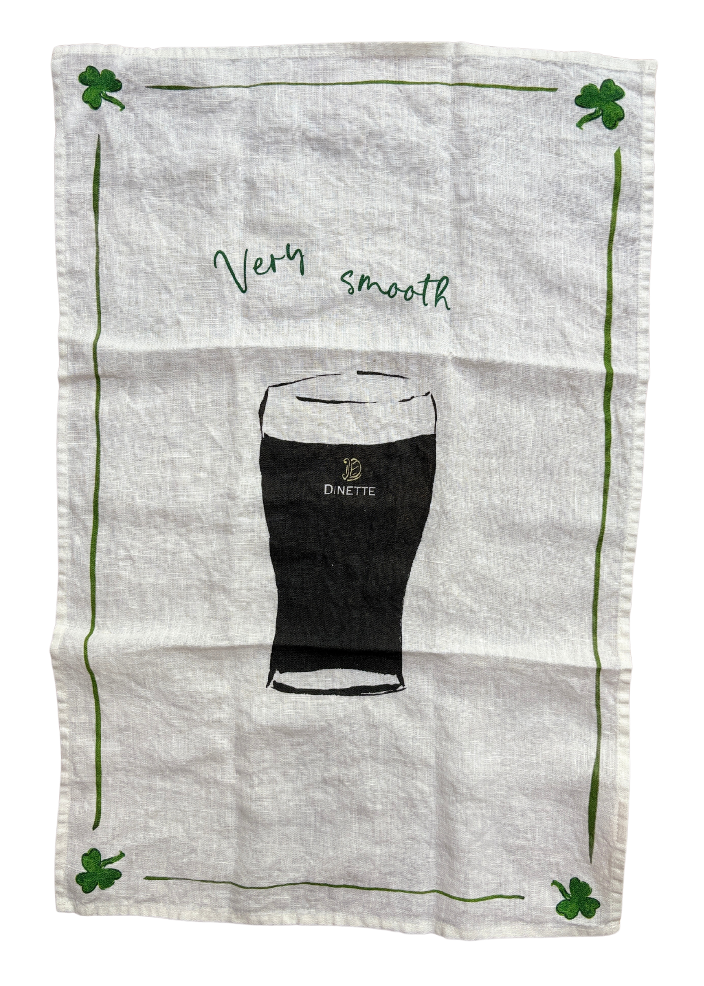 Very Smooth - Irish Stout Linen Teatowel