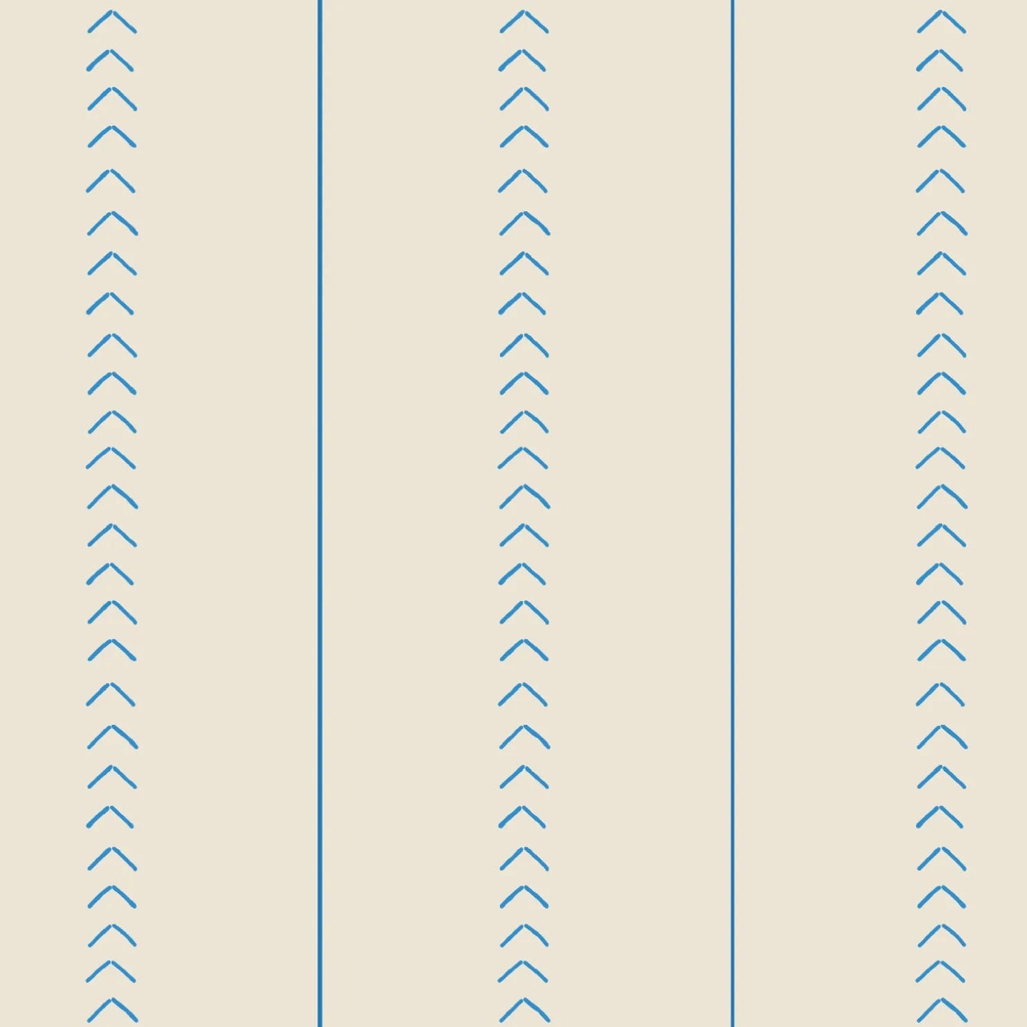 Sail Stitch Stripe Wallpaper | Ocean