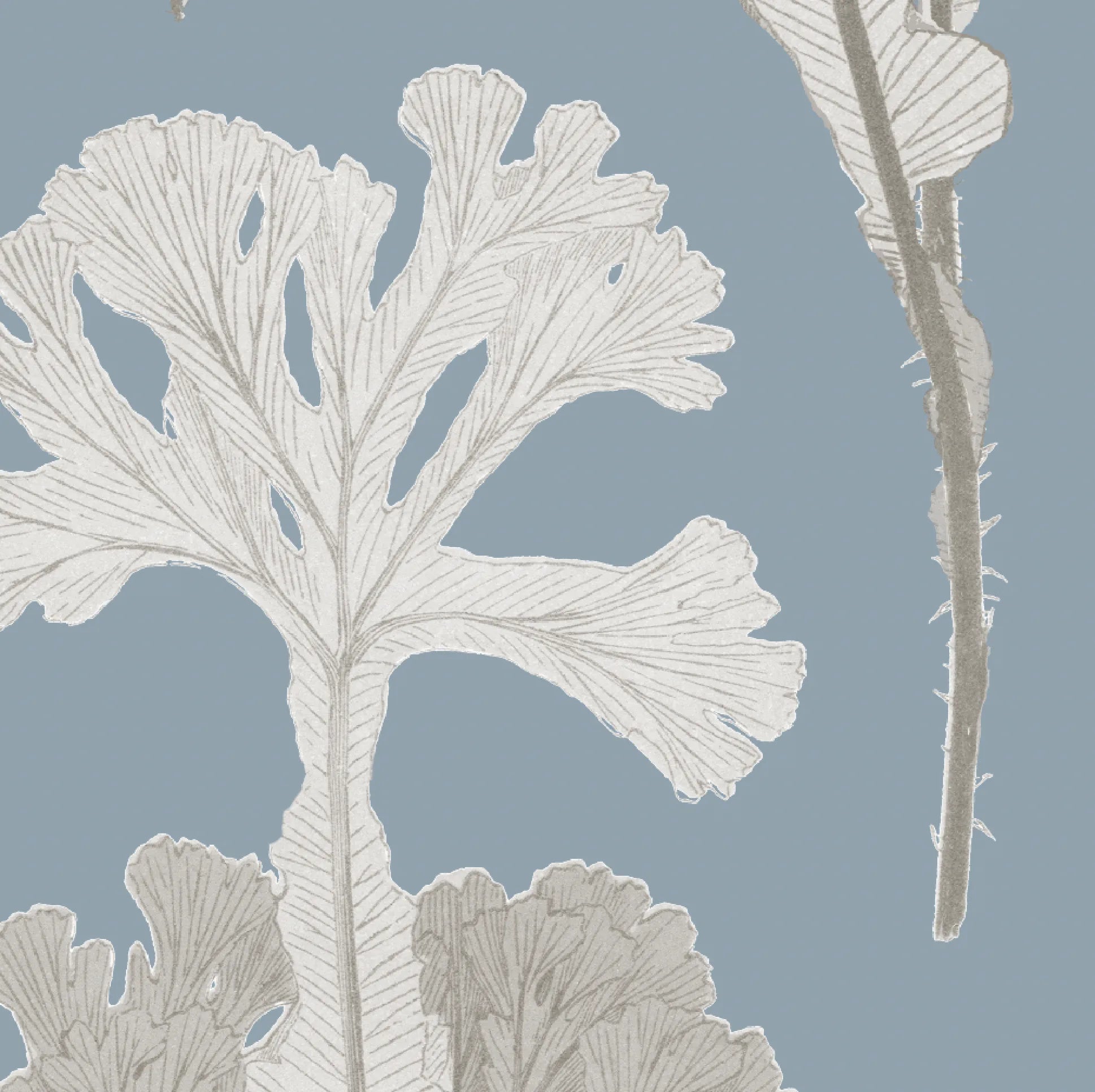 Sea Cabbage Fabric - Ocean