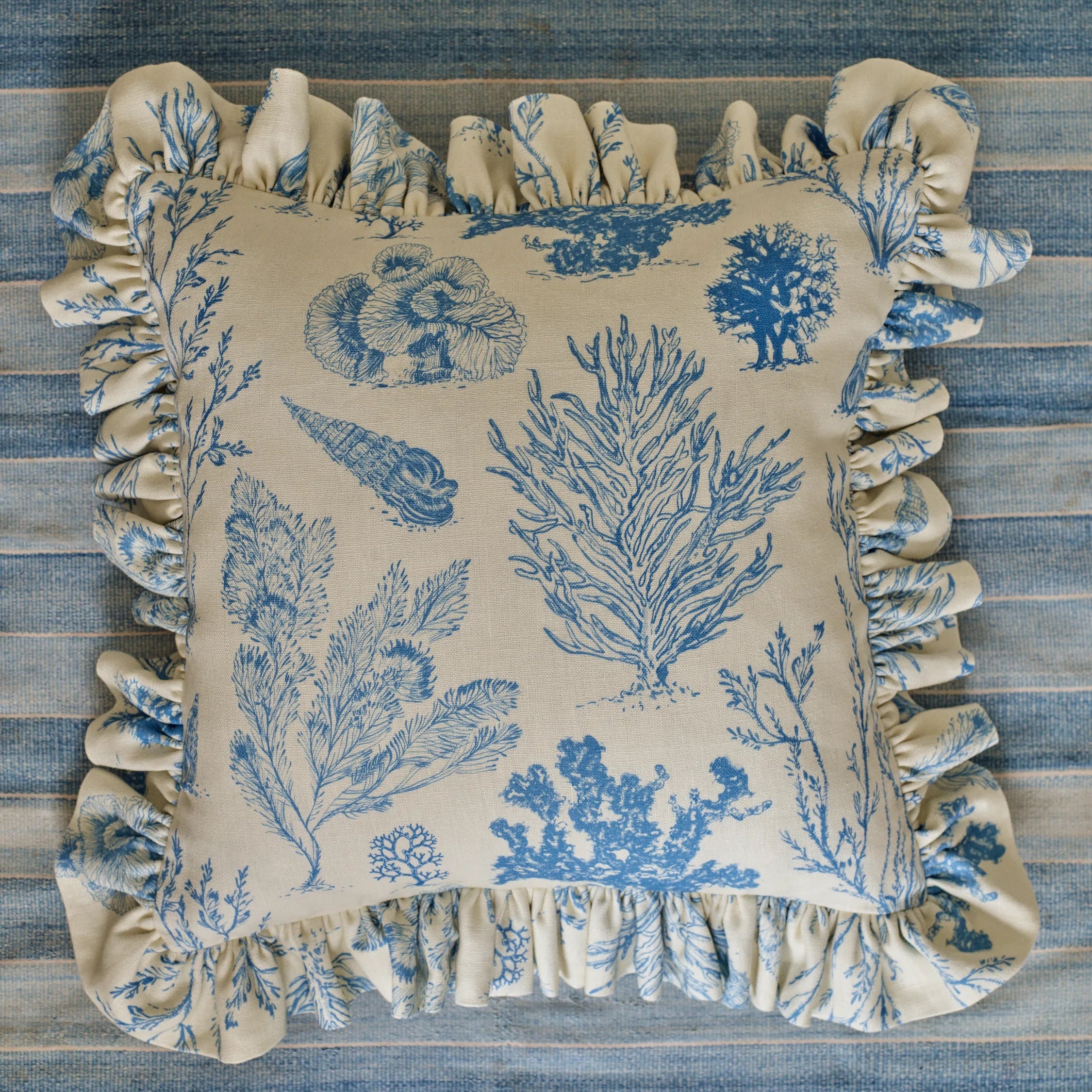 Coral Etchings Fabric | Ocean
