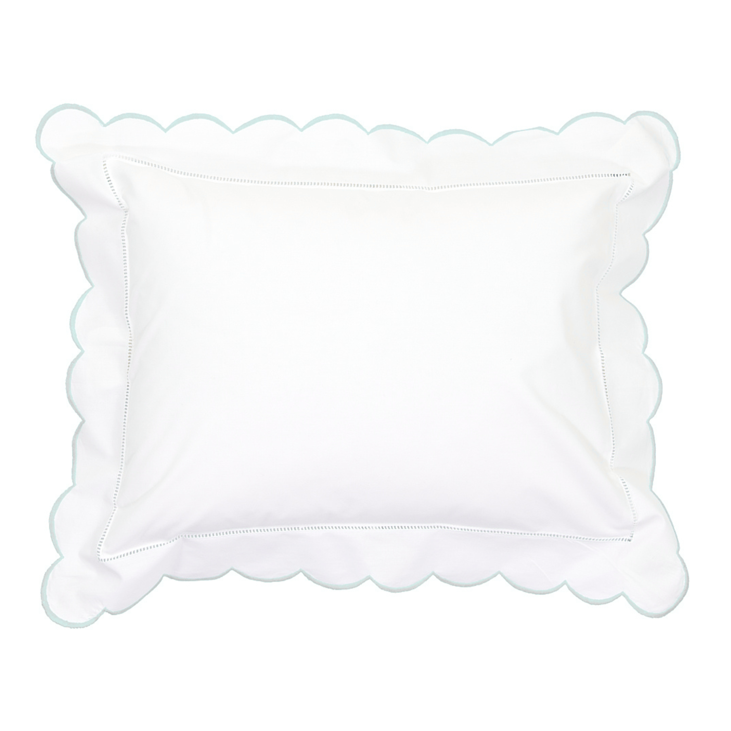 Duck Egg Scallop Pillowcase